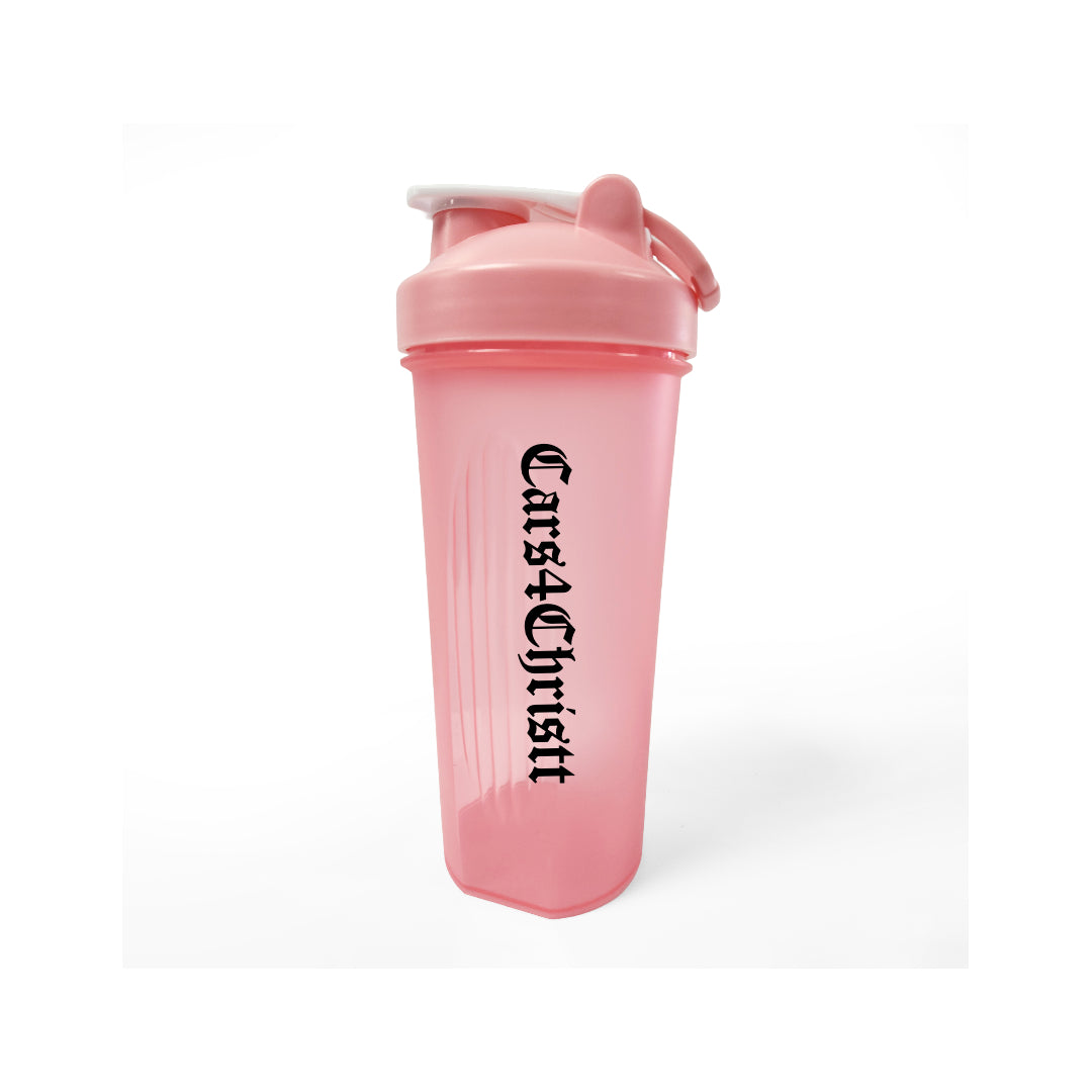 Protein Shaker - 'Cars4Christ' Logo Fitness Bottle