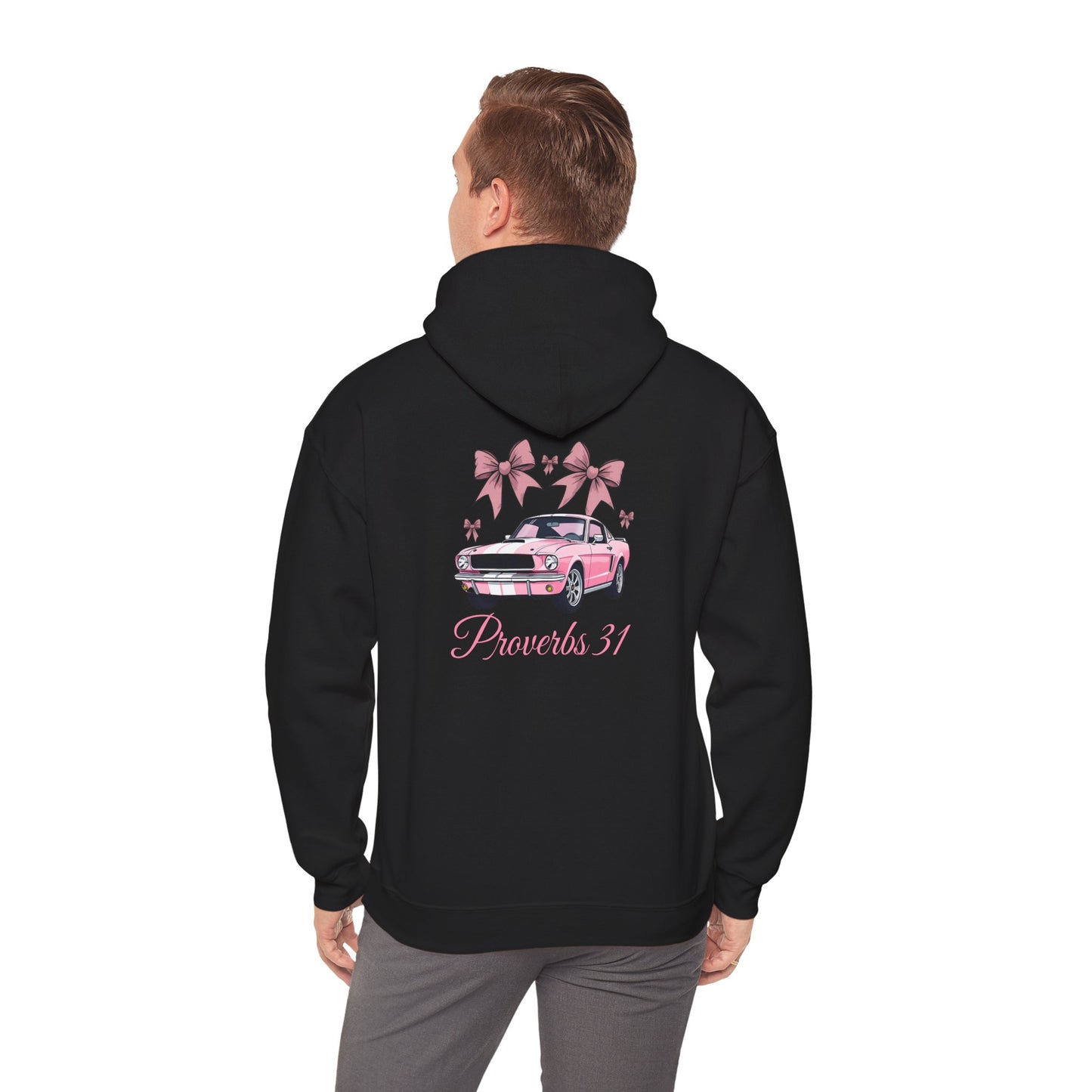Old Mustang Pink Women's Hoodie | Proverbs 31 Woman