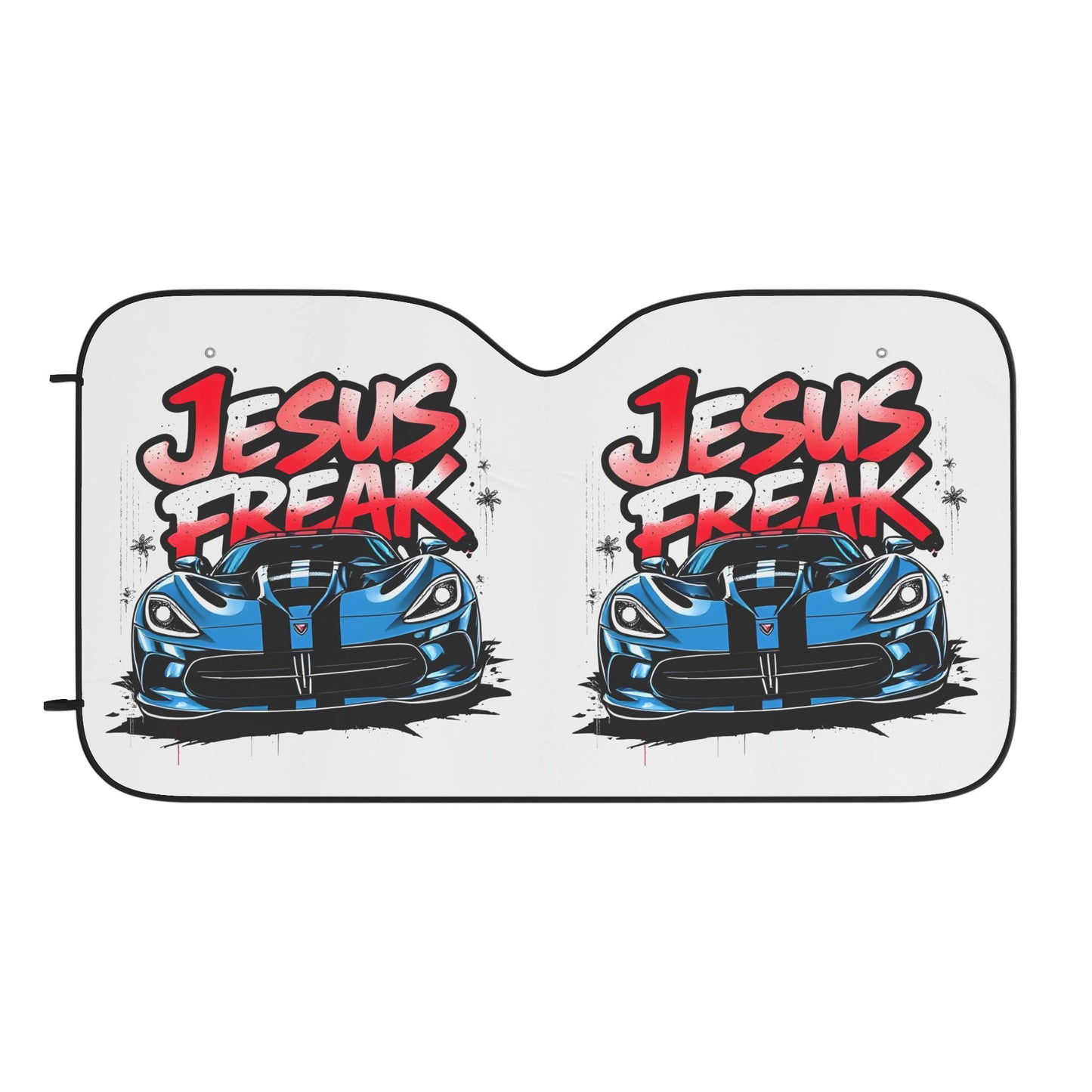 Jesus Freak Car Sun Shades - Stylish Auto Accessories for Christian Car Enthusiasts