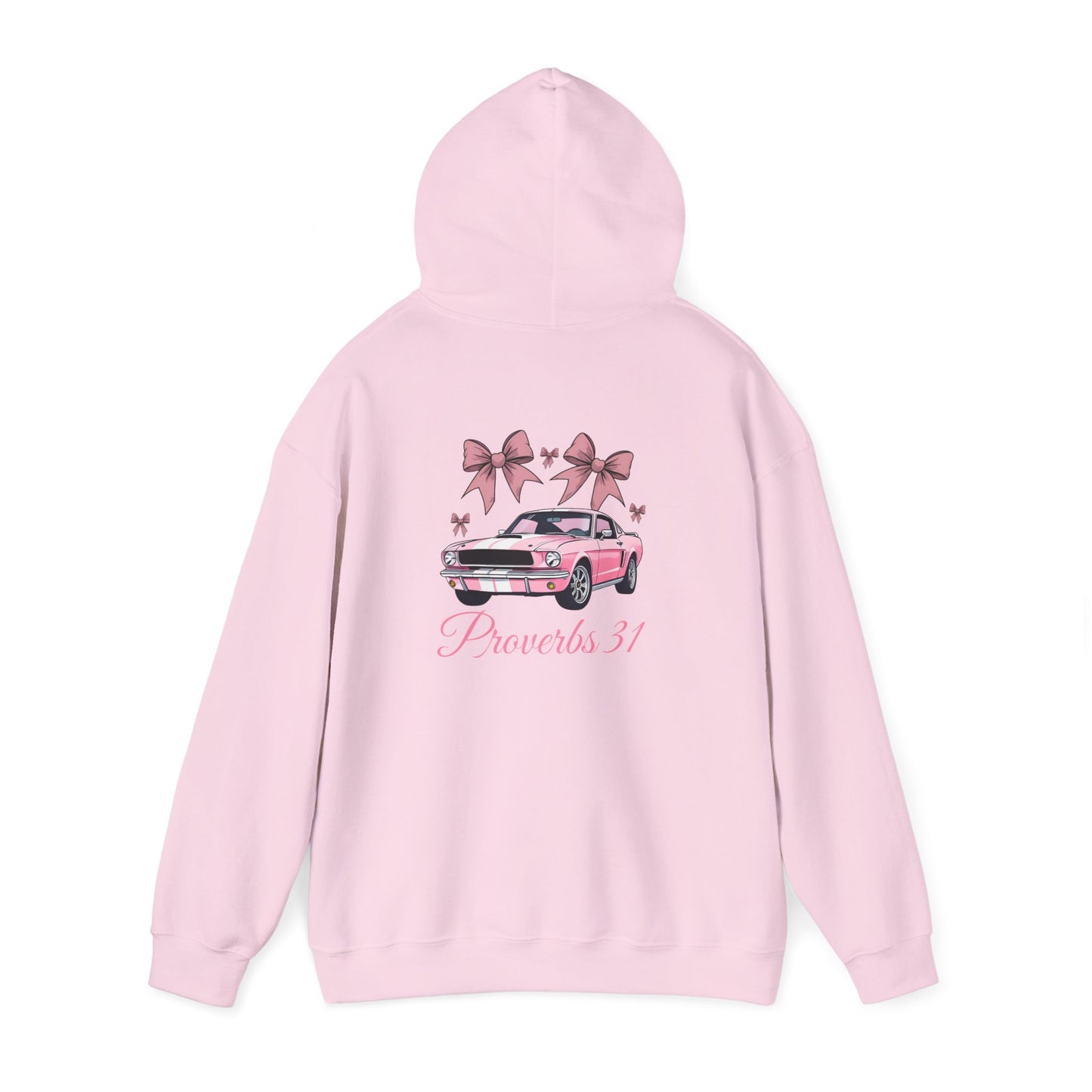 Old Mustang Pink Women's Hoodie | Proverbs 31 Woman
