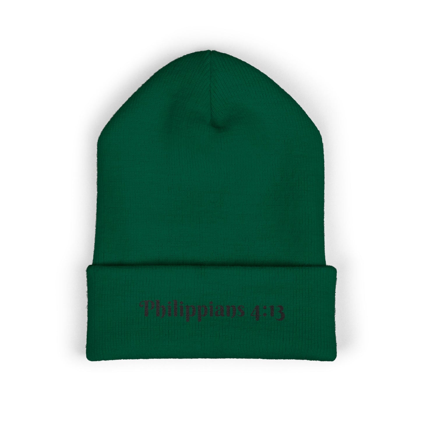 Embroidered Cozy Unisex Beanie | Philippians 4:13