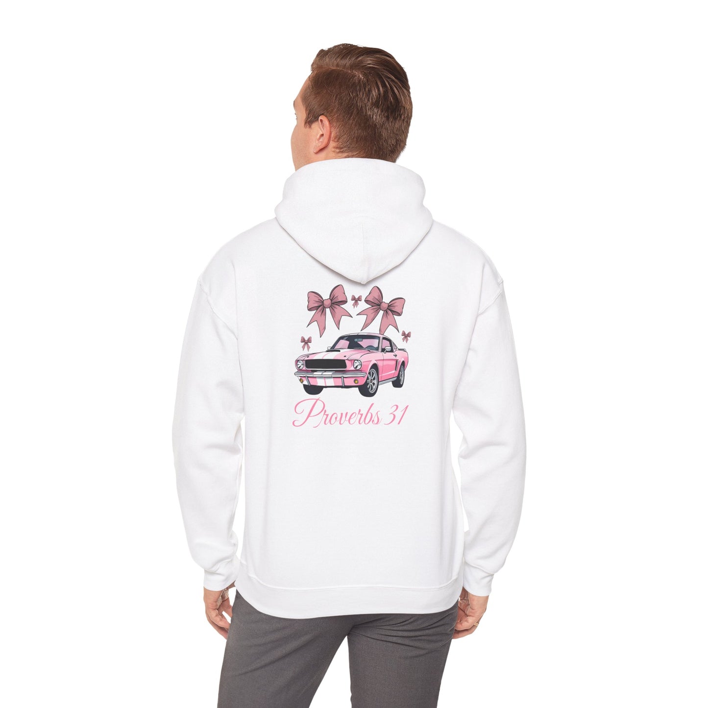 Old Mustang Pink Women's Hoodie | Proverbs 31 Woman