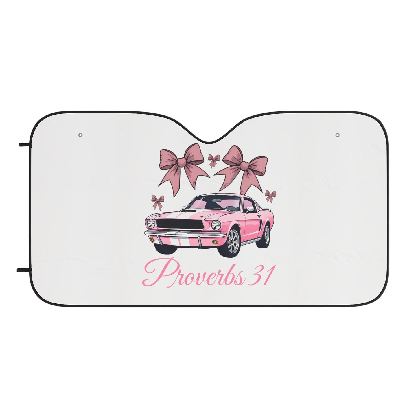 Proverbs 31 Women's Pink Classic Car Sun Shade