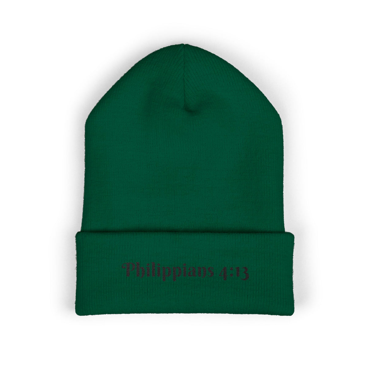 Embroidered Cozy Unisex Beanie | Philippians 4:13