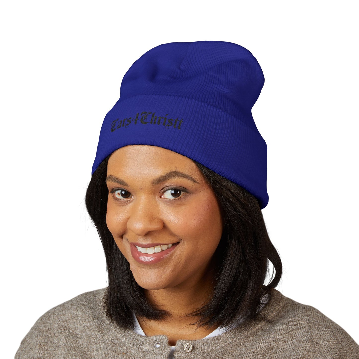 Cars4Christt Embroidered Cuffed Beanie