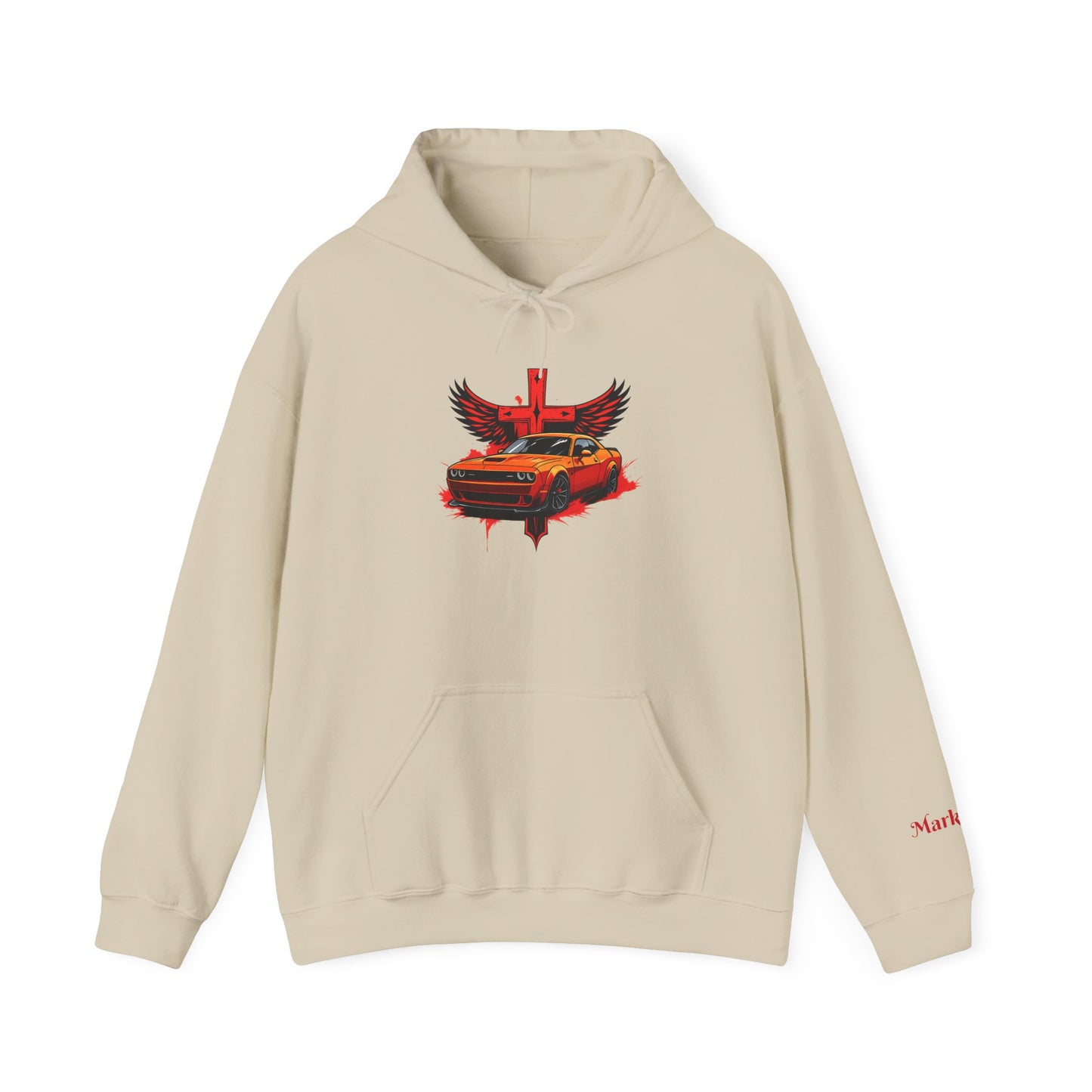 Dodge Demon Unisex Hoodie | Mark 16:17 | In My Name They Will Drive Out Demons