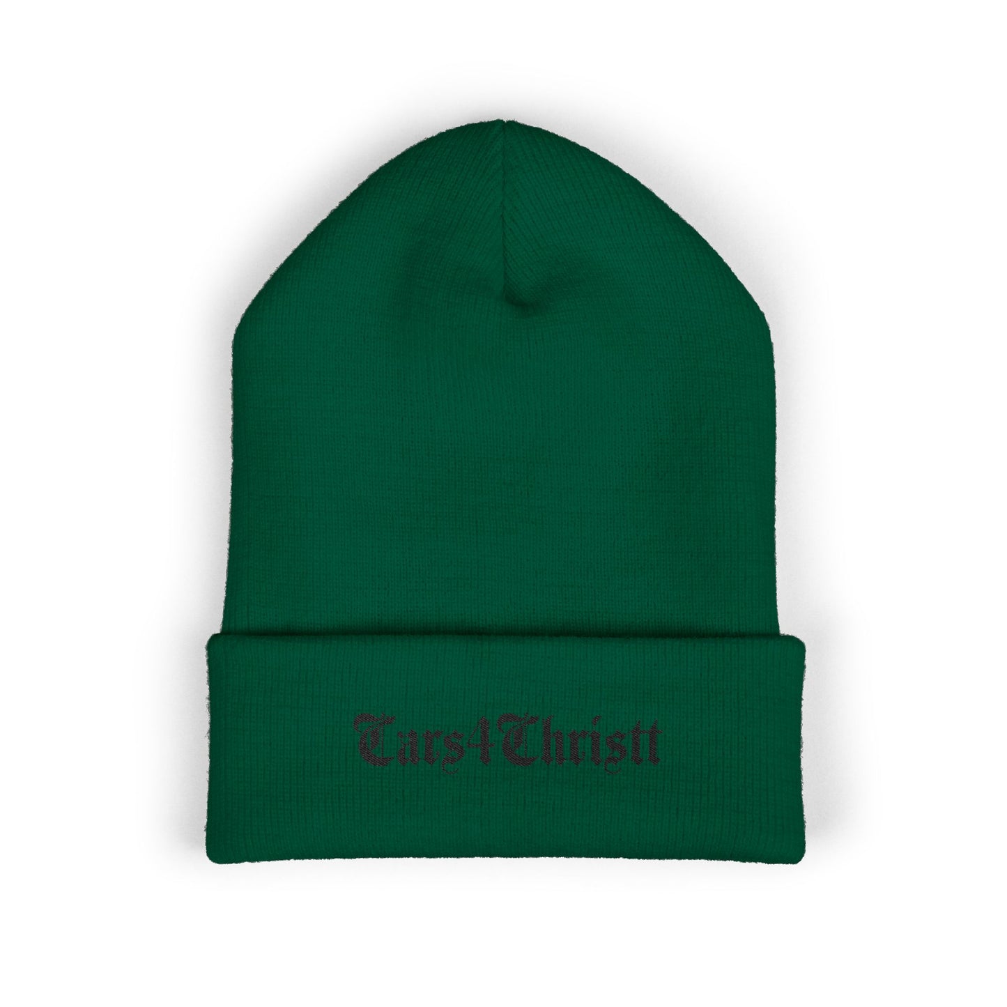 Cars4Christt Embroidered Cuffed Beanie
