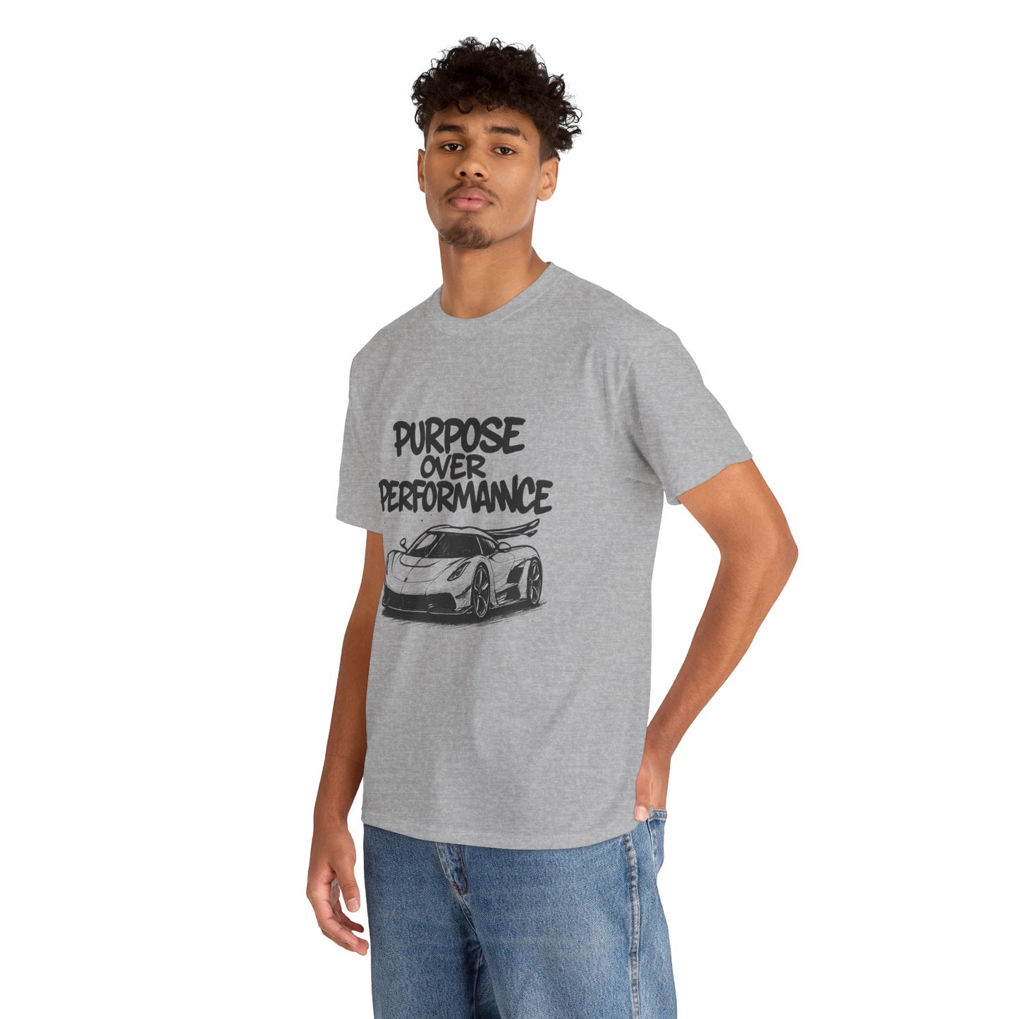 Jesko | Purpose Over Performance T-Shirt |  Unisex Cotton T-Shirt