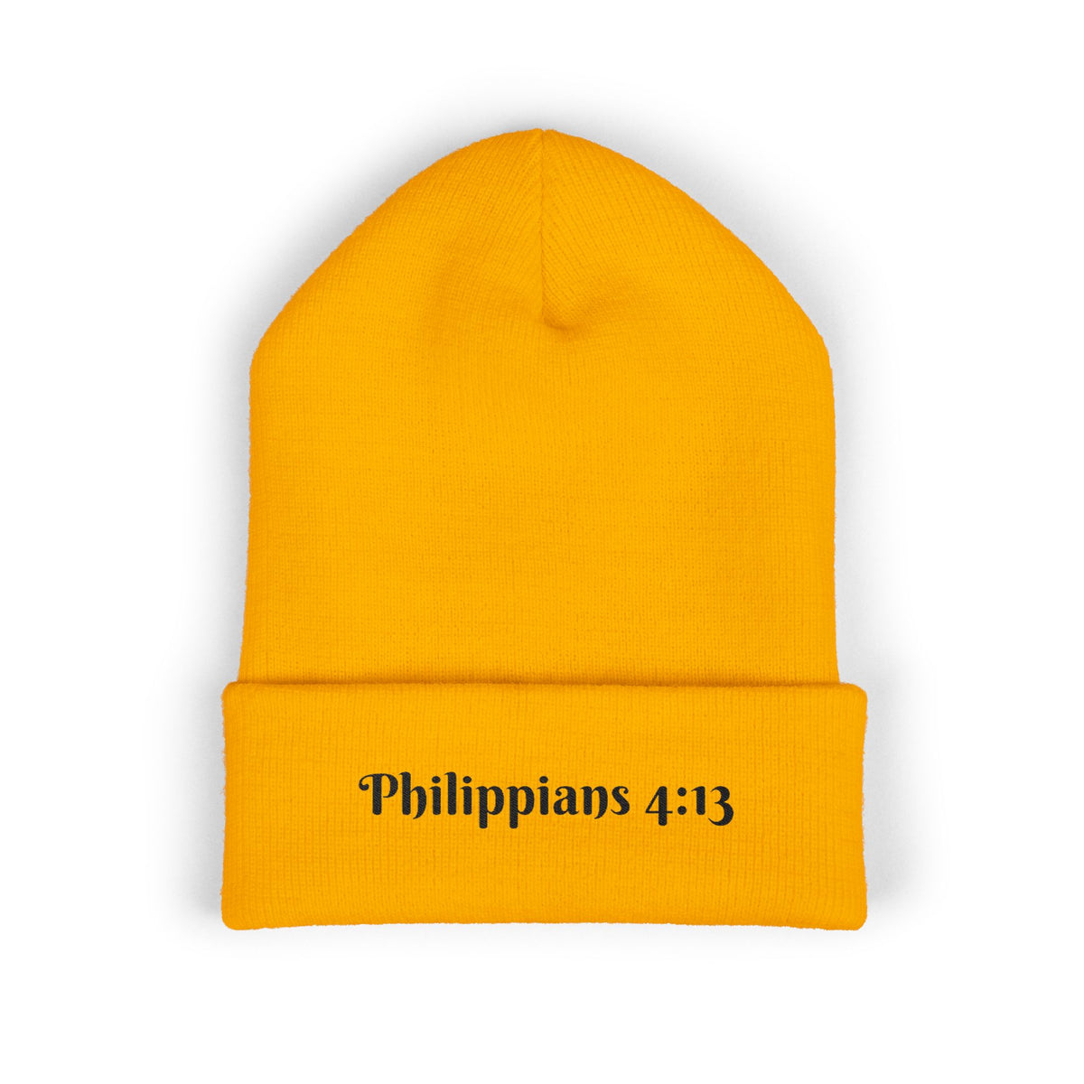 Embroidered Cozy Unisex Beanie | Philippians 4:13
