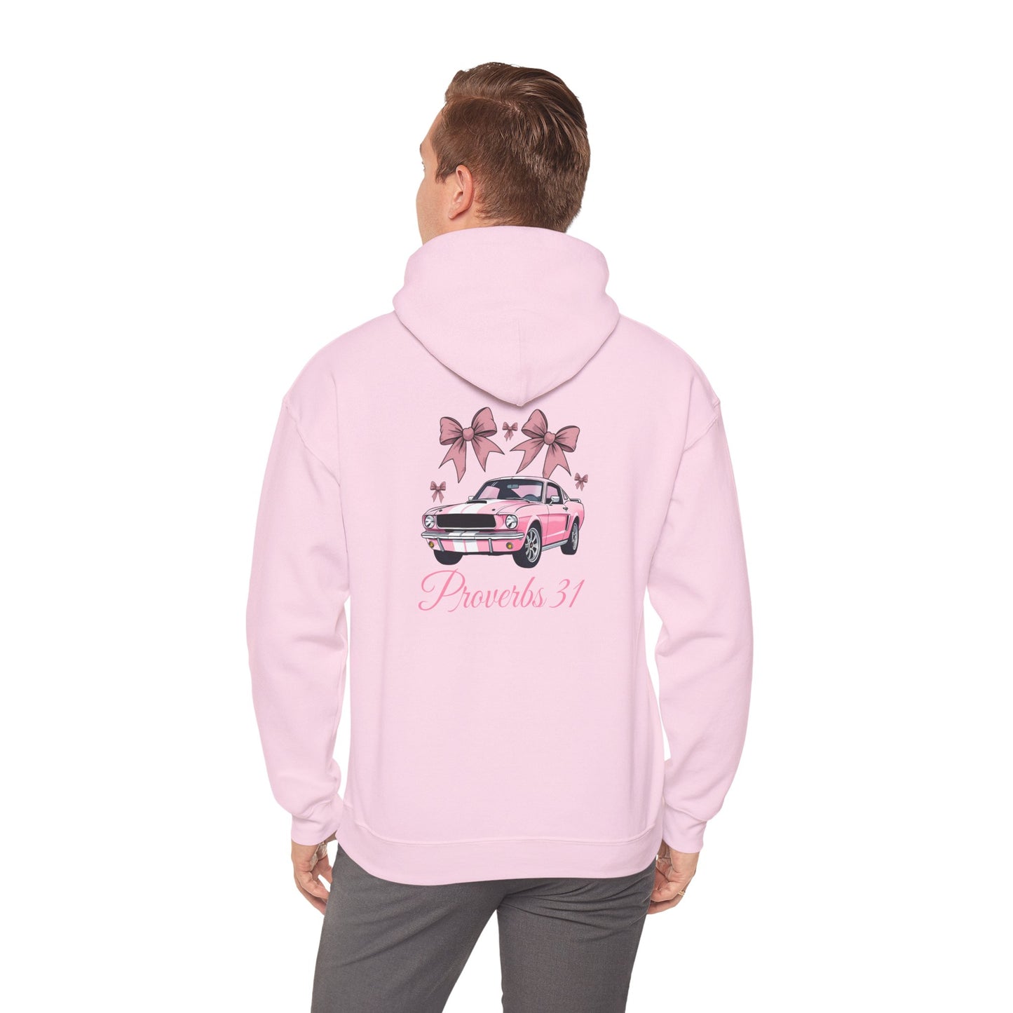 Old Mustang Pink Women's Hoodie | Proverbs 31 Woman