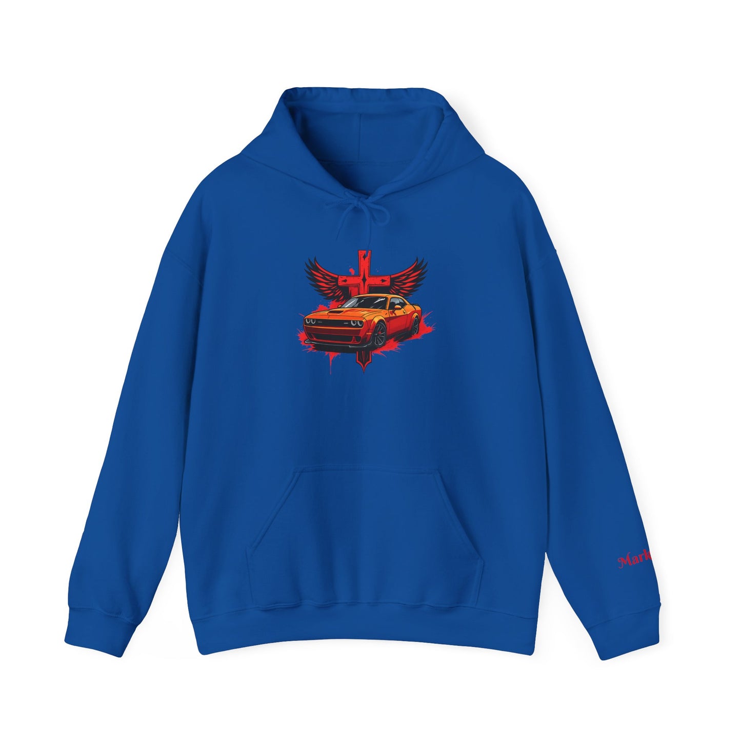 Dodge Demon Unisex Hoodie | Mark 16:17 | In My Name They Will Drive Out Demons