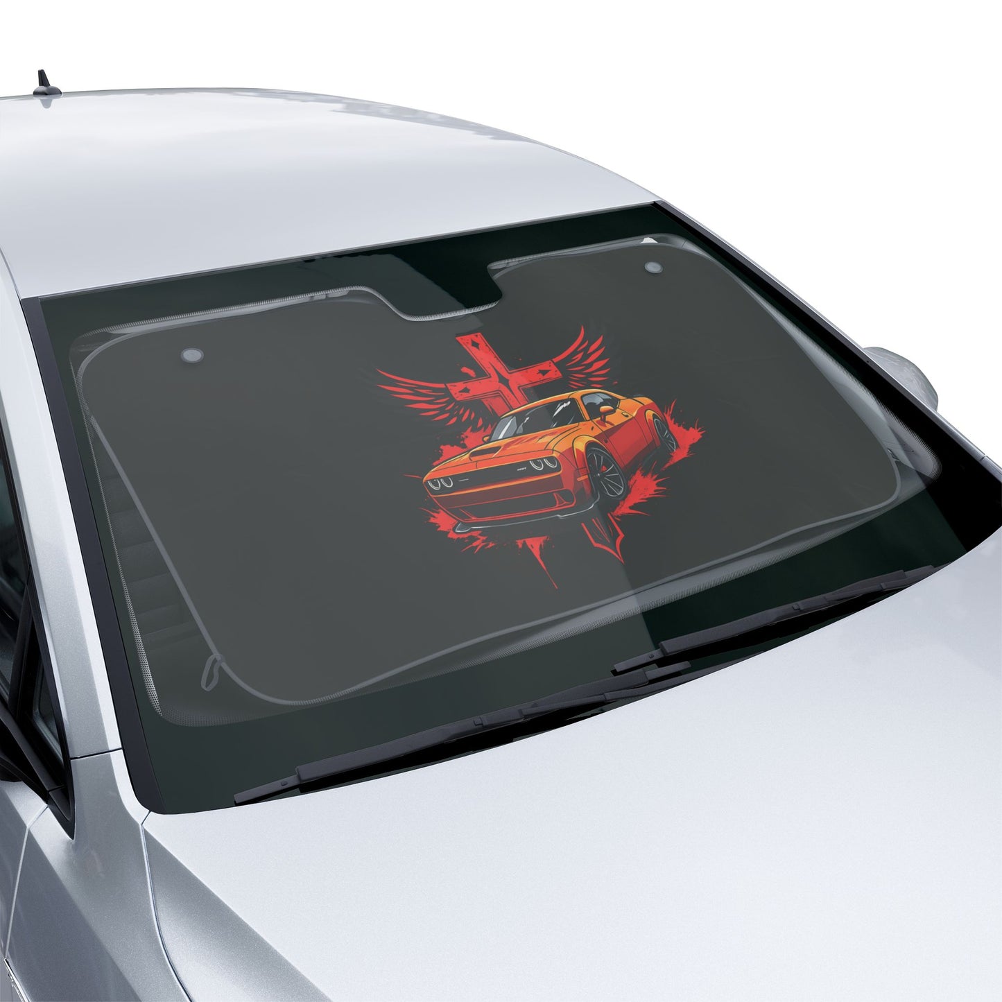 Challenger Cross Car Shades
