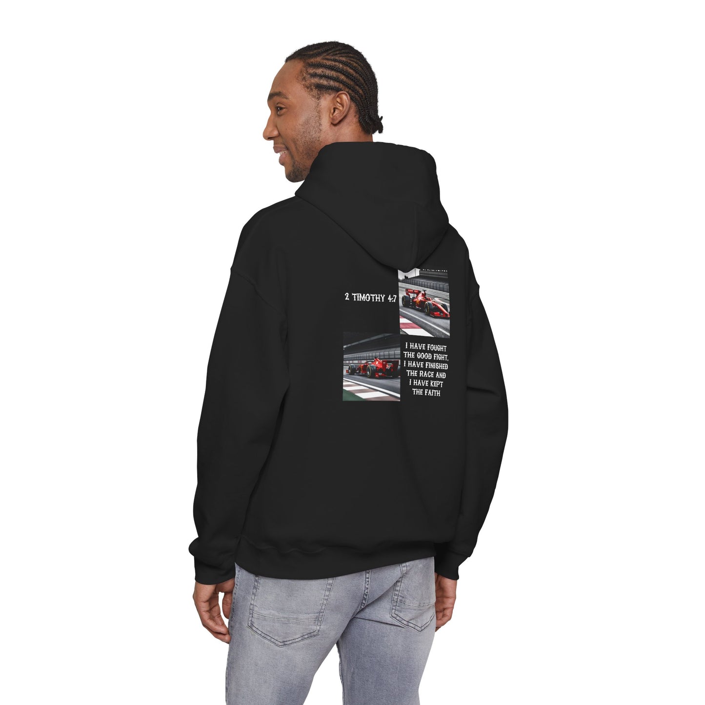 Racing Car Hoodie |  2 Timothy 4:7