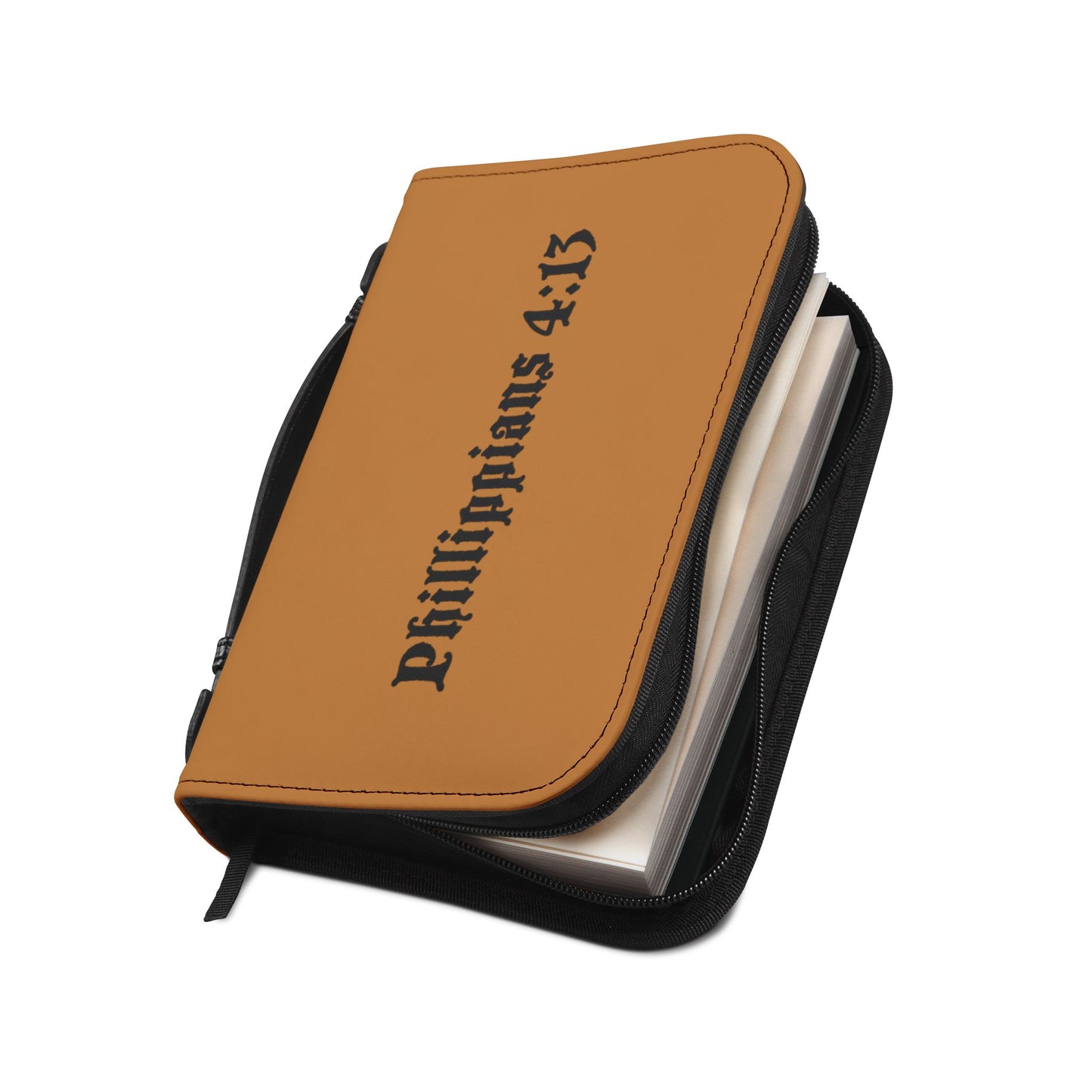 Philippians 4:13 Leather Bible Cover