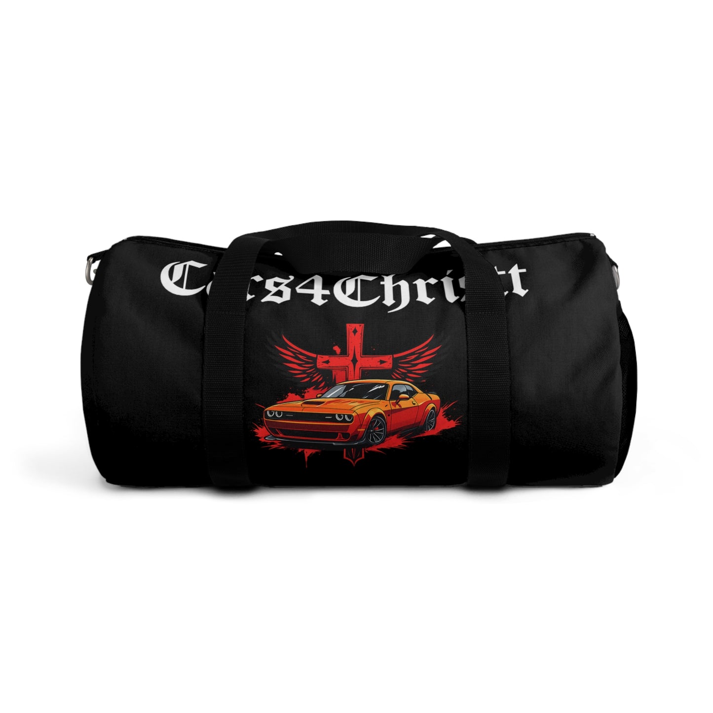 Christian Cars Duffel Bag – "Cars4Christt" Logo Travel Gym Bag