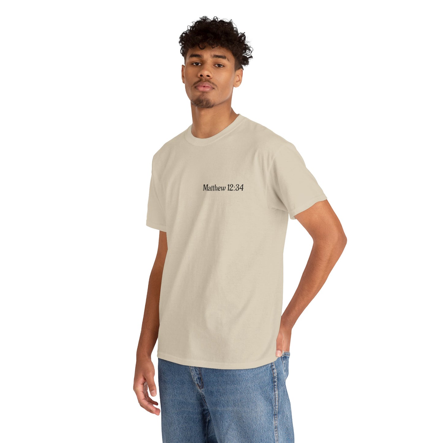 Brood of Vipers Unisex Heavy Cotton Tee | Matthew 12:34