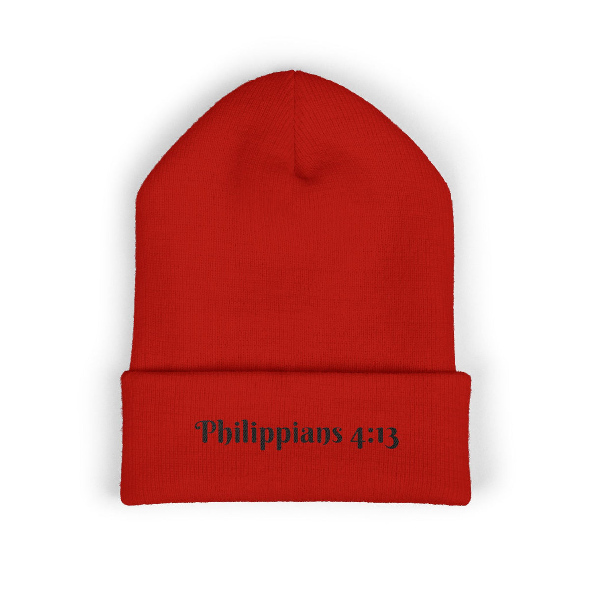 Embroidered Cozy Unisex Beanie | Philippians 4:13