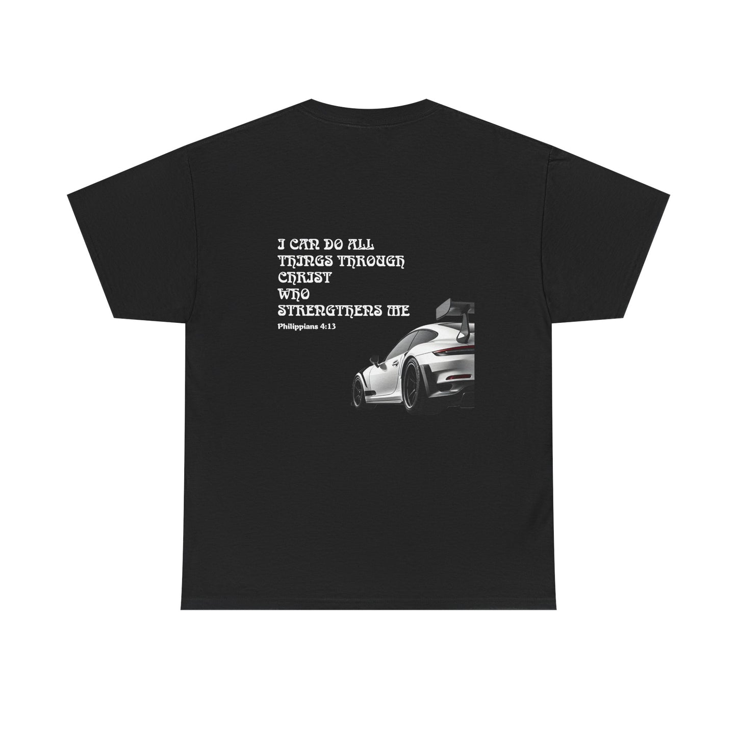 Philippians 4:13 Sports Car Shirt