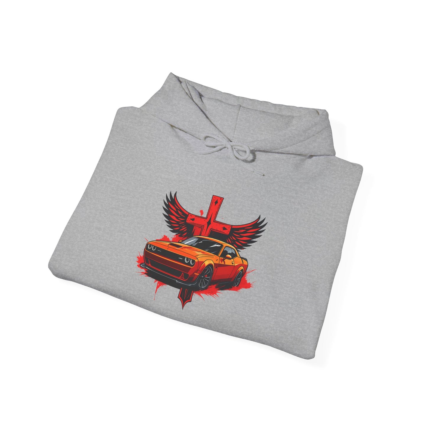 Dodge Demon Unisex Hoodie | Mark 16:17 | In My Name They Will Drive Out Demons
