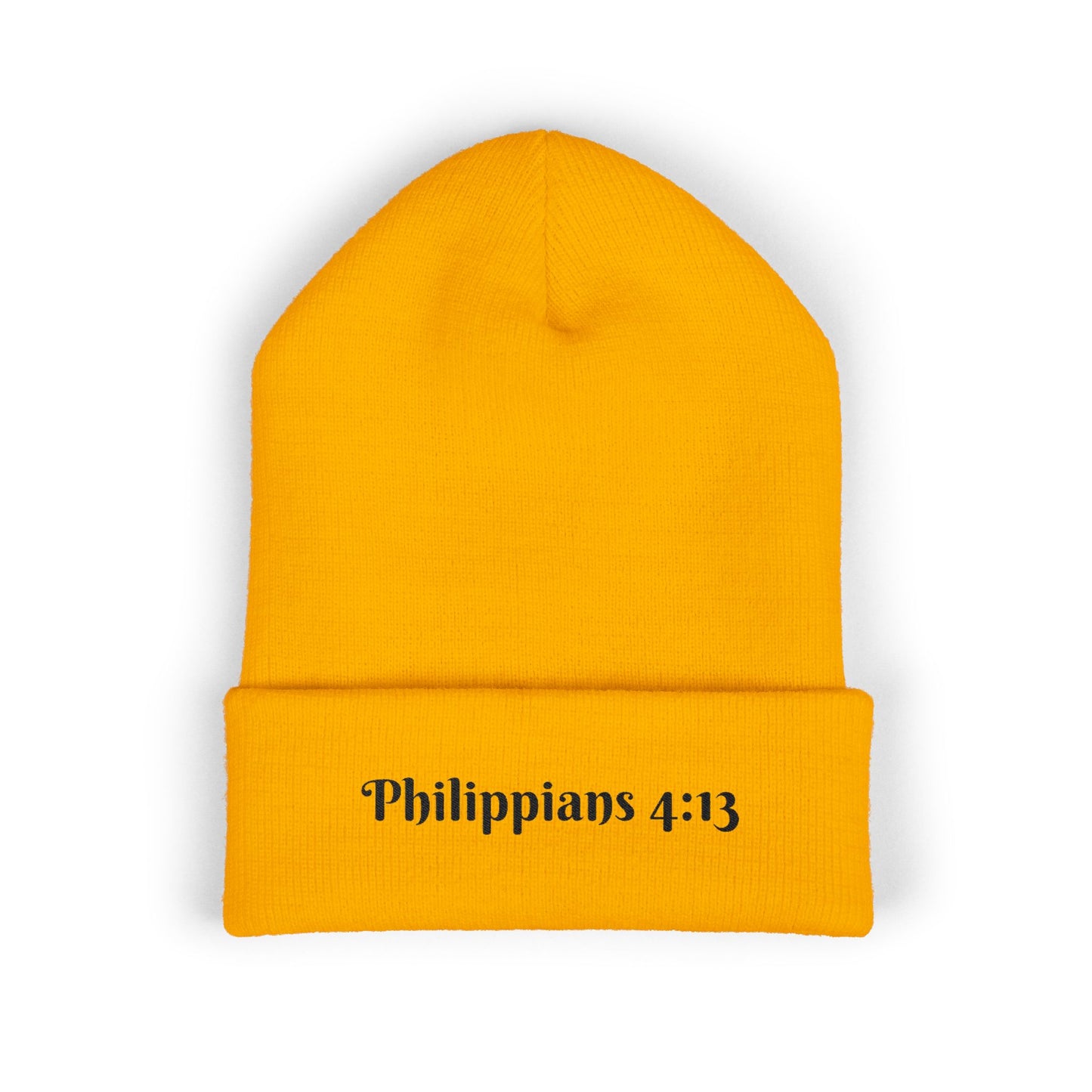 Embroidered Cozy Unisex Beanie | Philippians 4:13