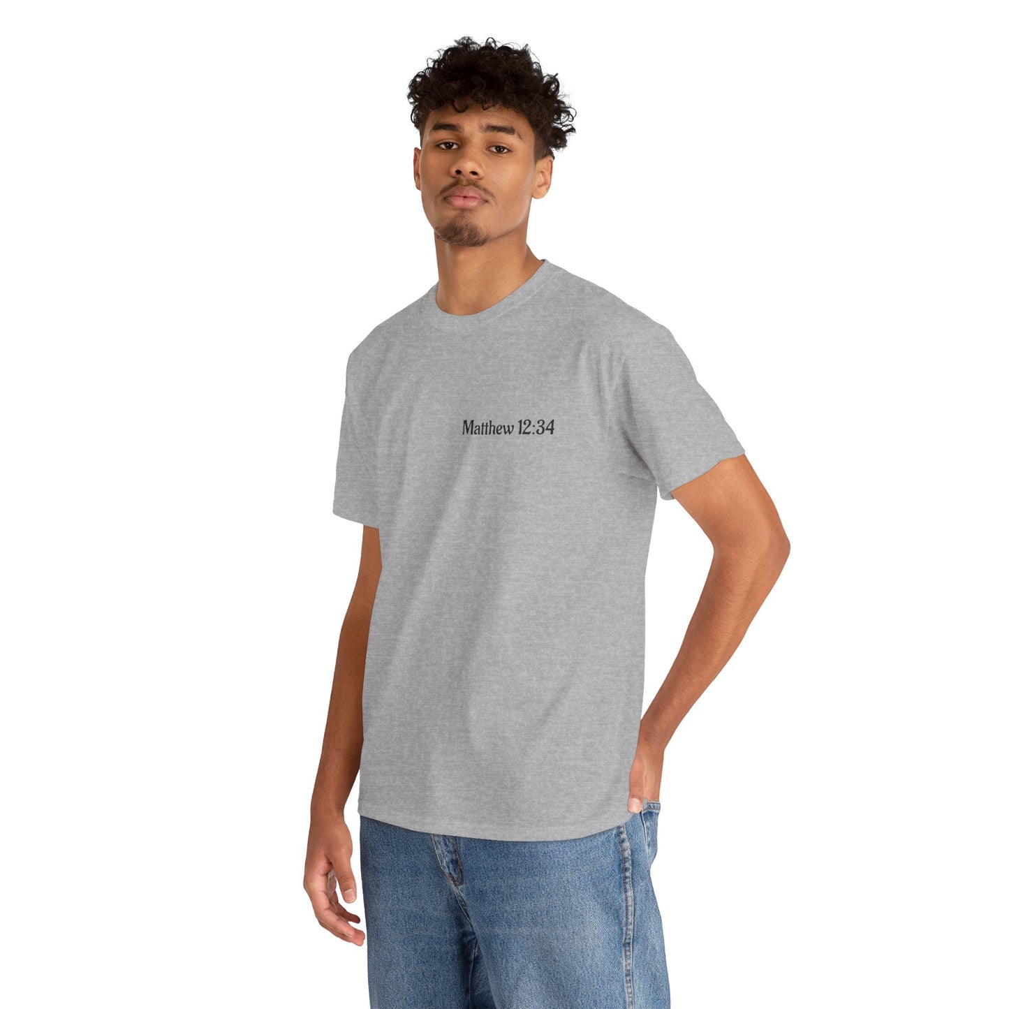 Brood of Vipers Unisex Heavy Cotton Tee | Matthew 12:34