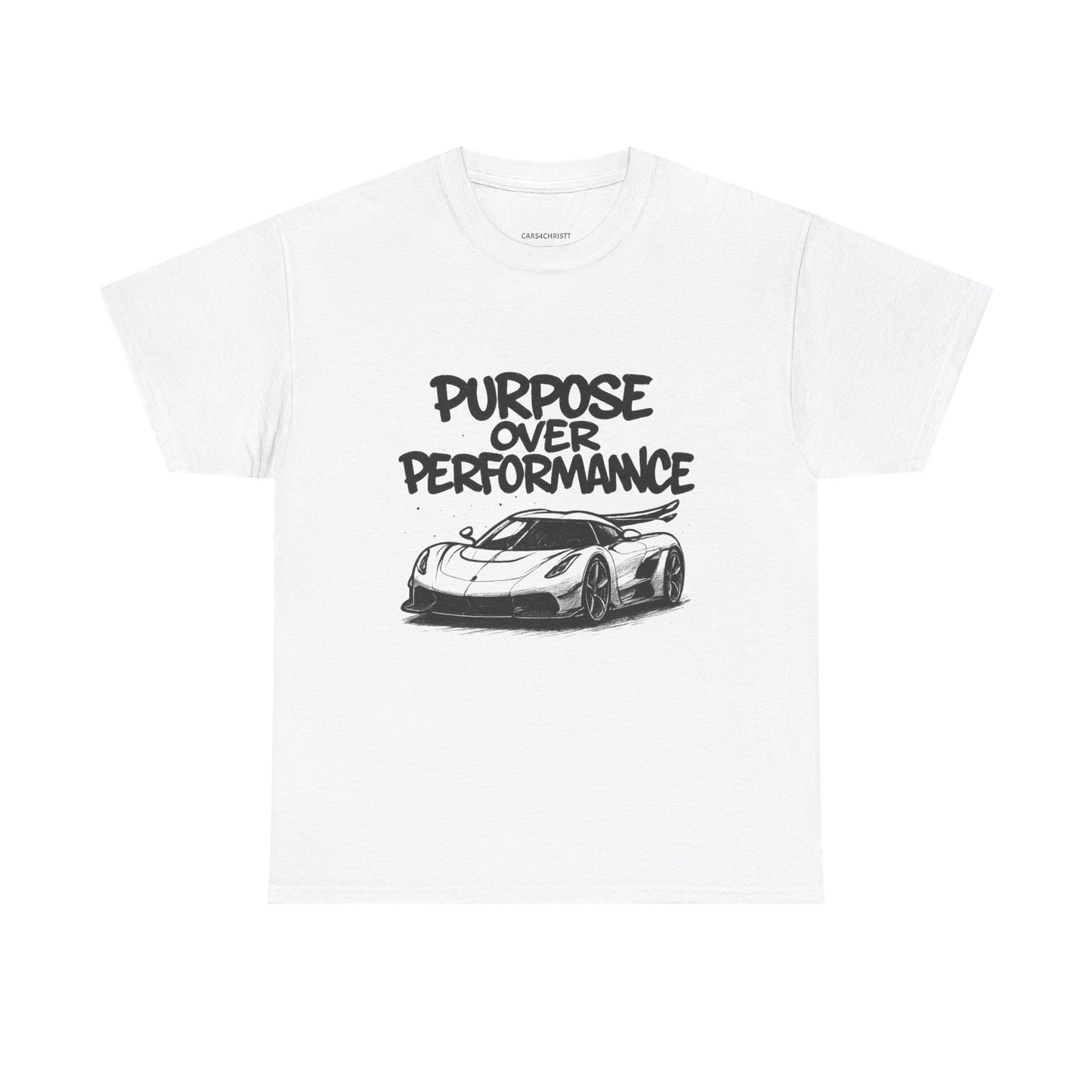 Jesko | Purpose Over Performance T-Shirt |  Unisex Cotton T-Shirt