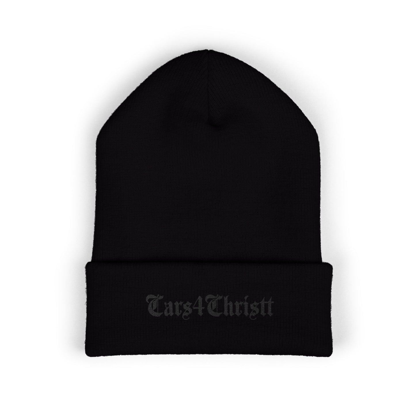 Cars4Christt Embroidered Cuffed Beanie