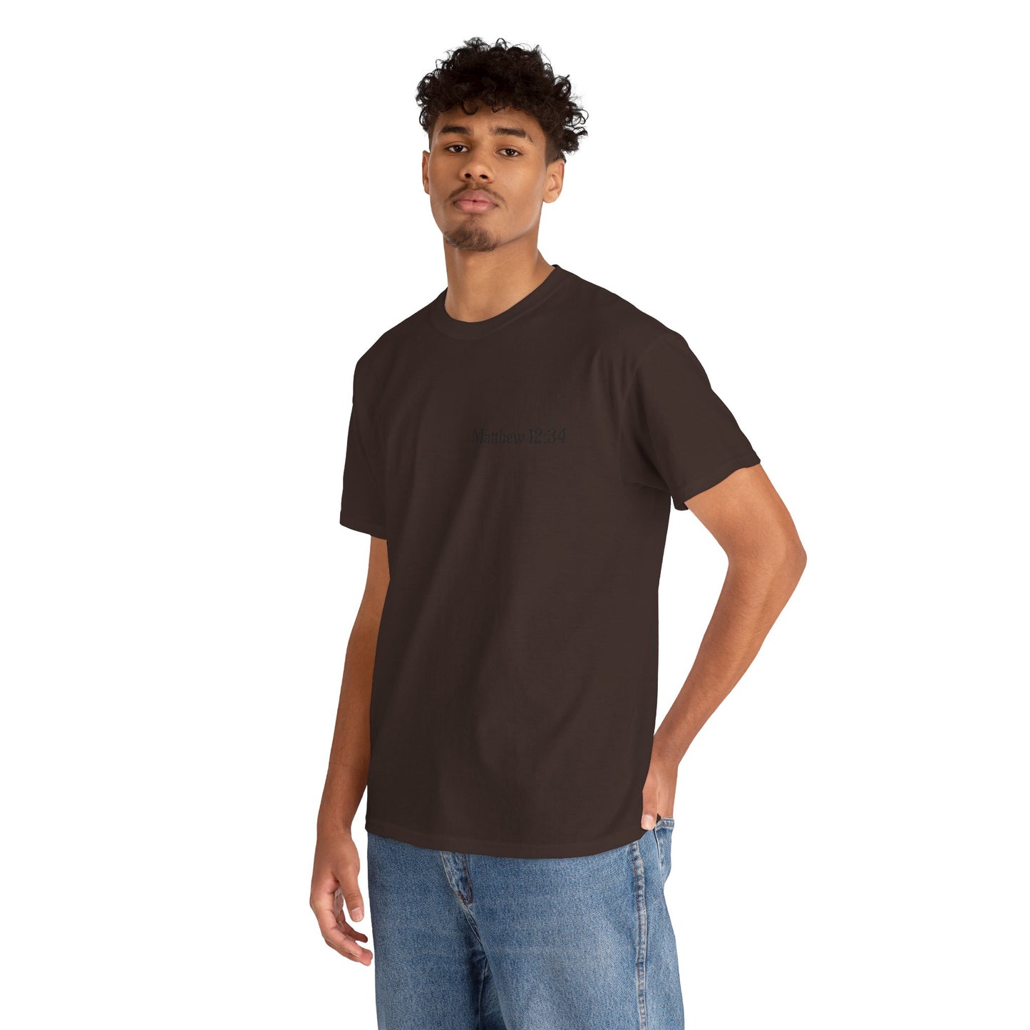 Brood of Vipers Unisex Heavy Cotton Tee | Matthew 12:34