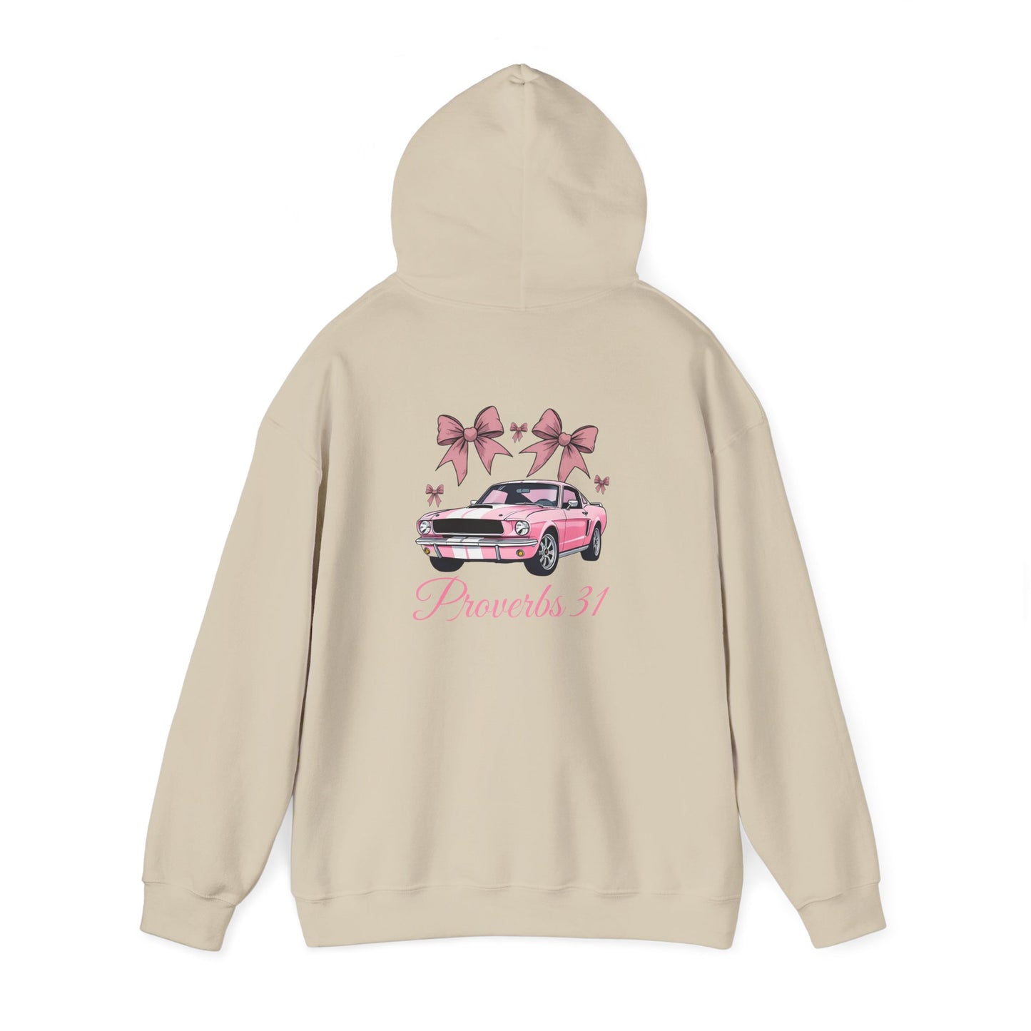 Old Mustang Pink Women's Hoodie | Proverbs 31 Woman