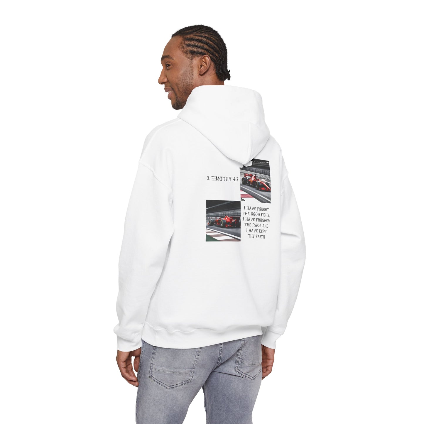 Racing Car Hoodie |  2 Timothy 4:7