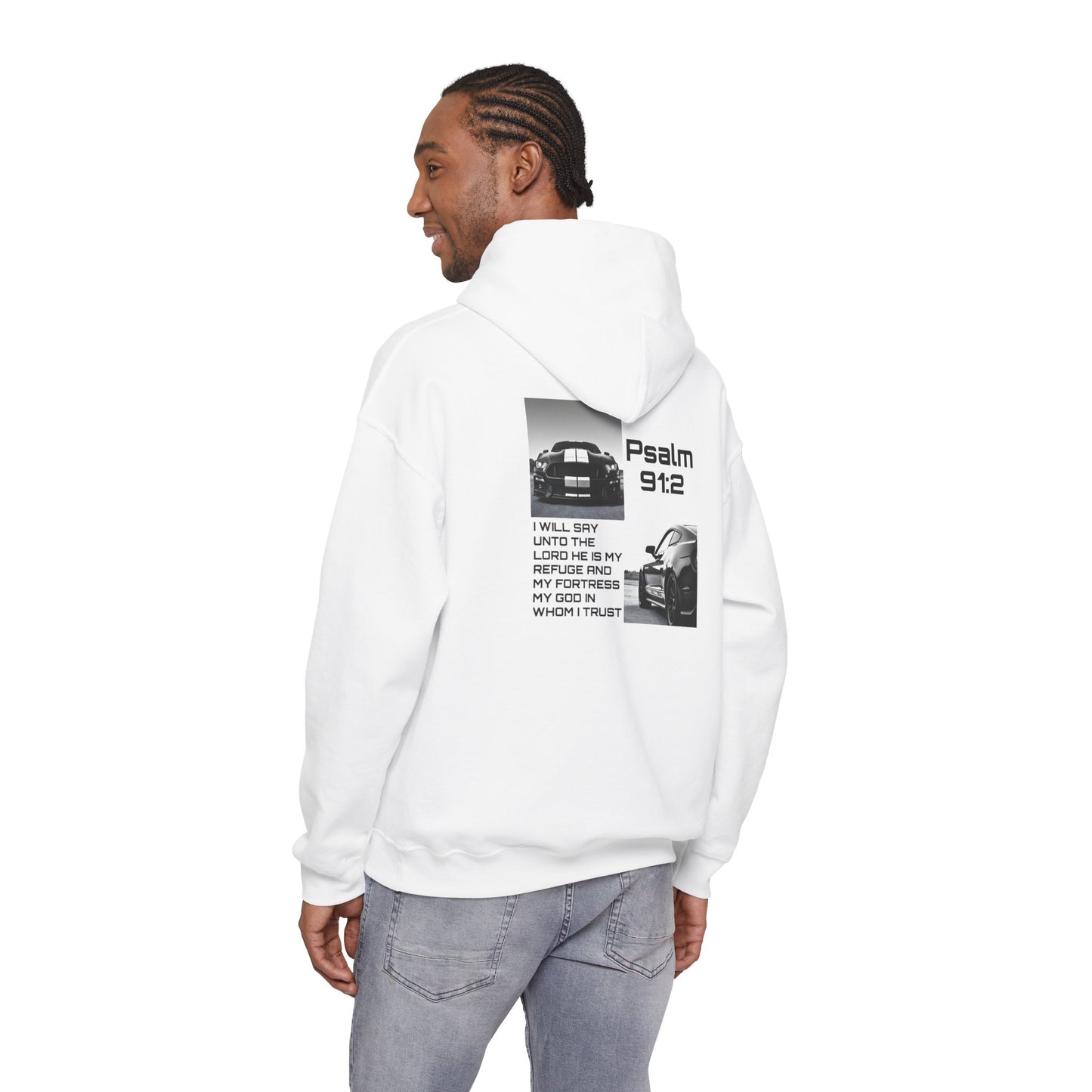 Psalm 9:12 Mustang Hoodie | Cars4Christt