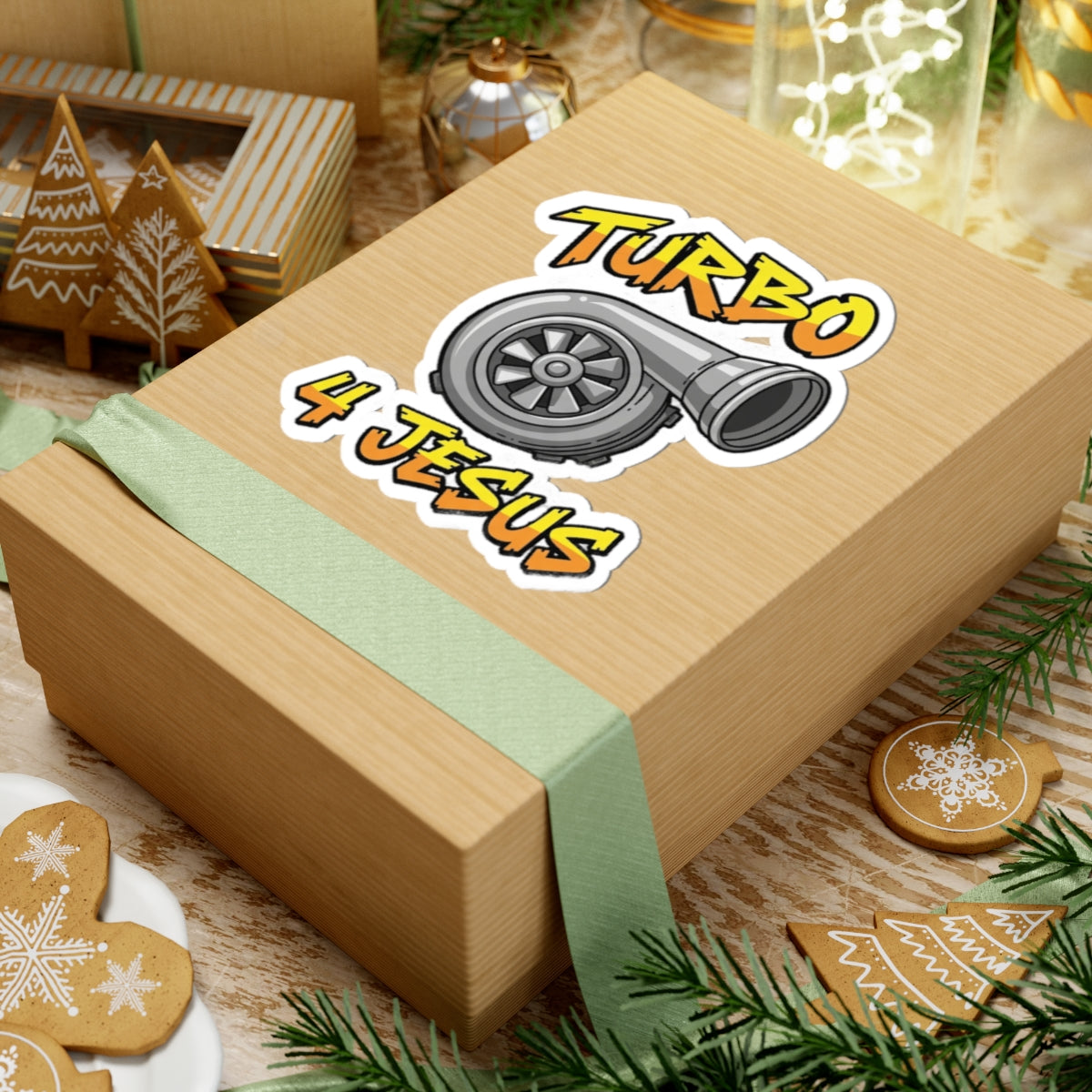 Turbo for Jesus Stickers | Car Decor | Laptop Decor