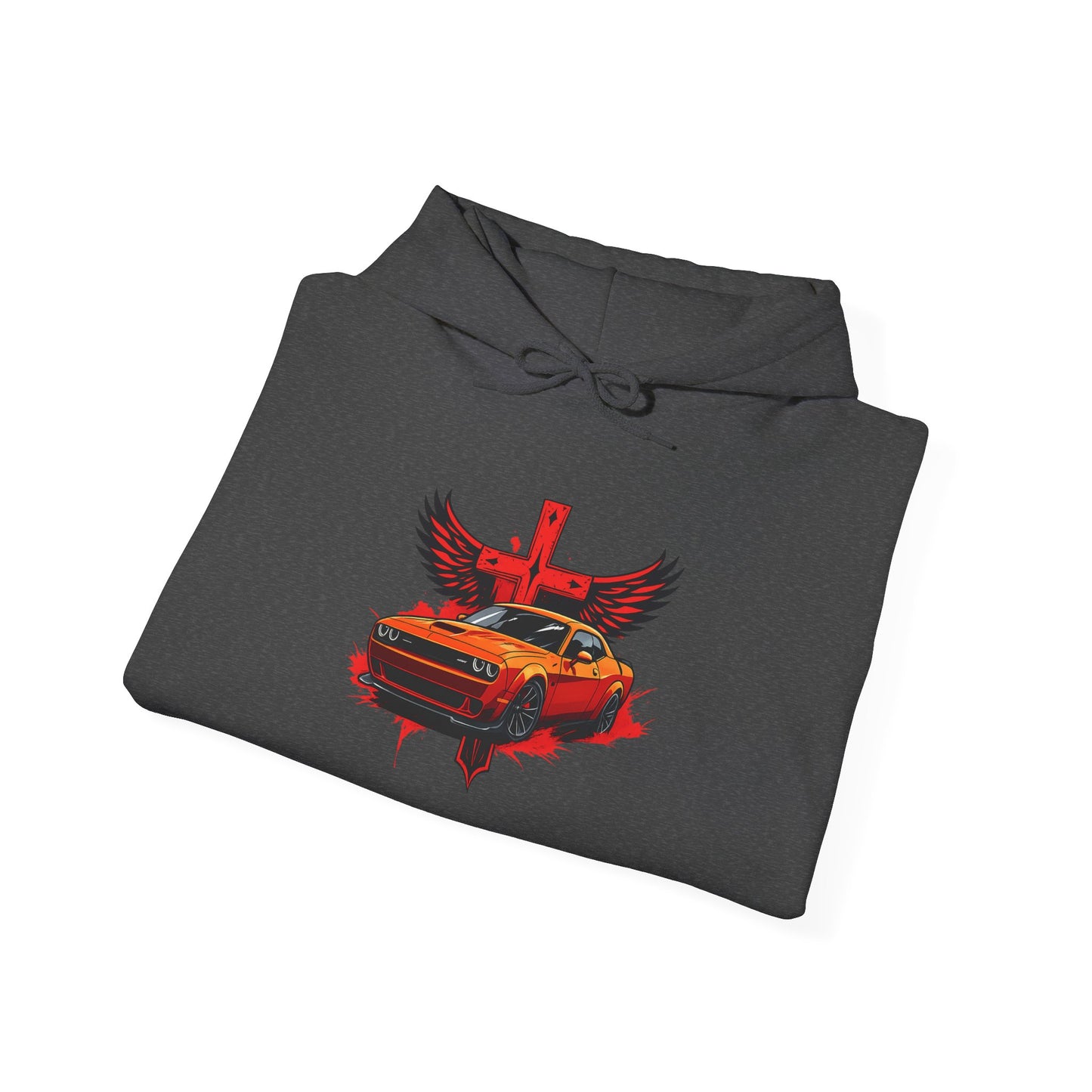 Dodge Demon Unisex Hoodie | Mark 16:17 | In My Name They Will Drive Out Demons