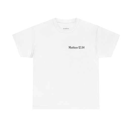 Brood of Vipers Unisex Heavy Cotton Tee | Matthew 12:34