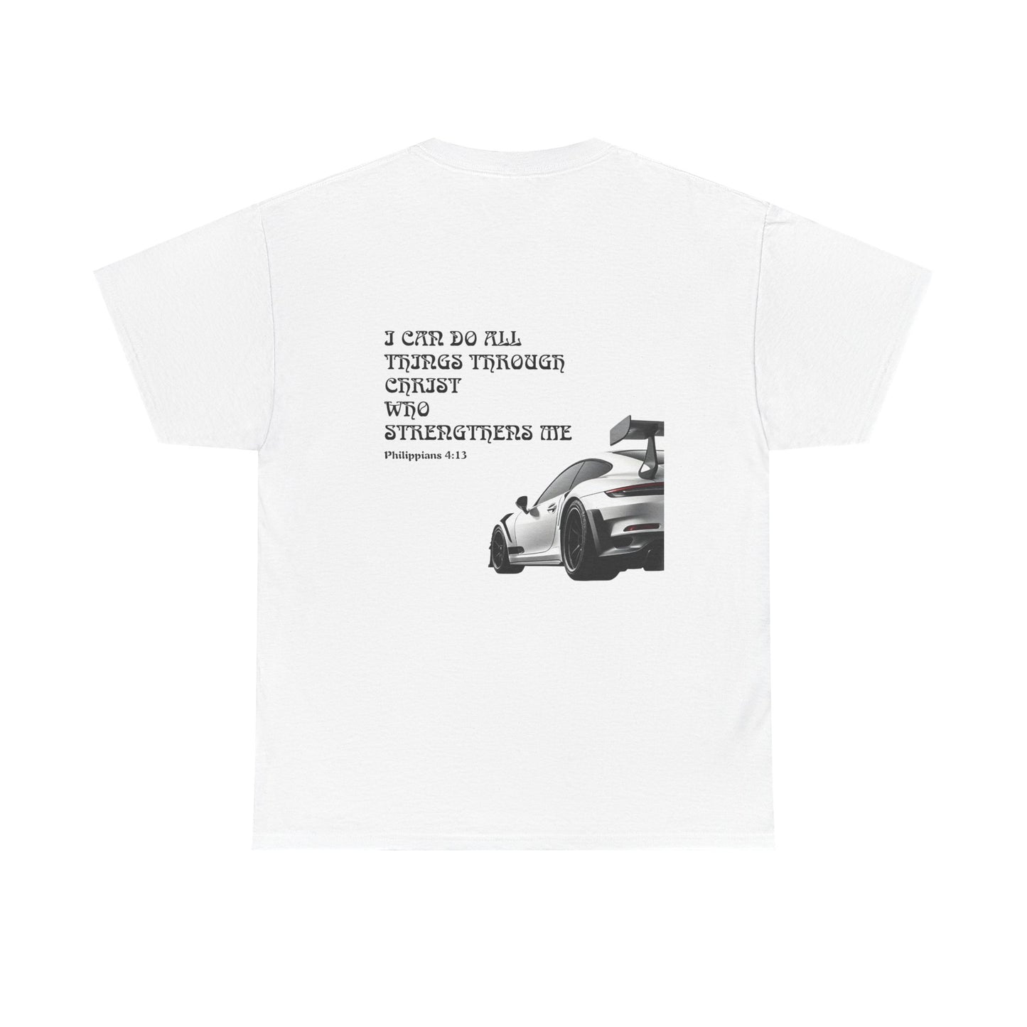 Philippians 4:13 Sports Car Shirt