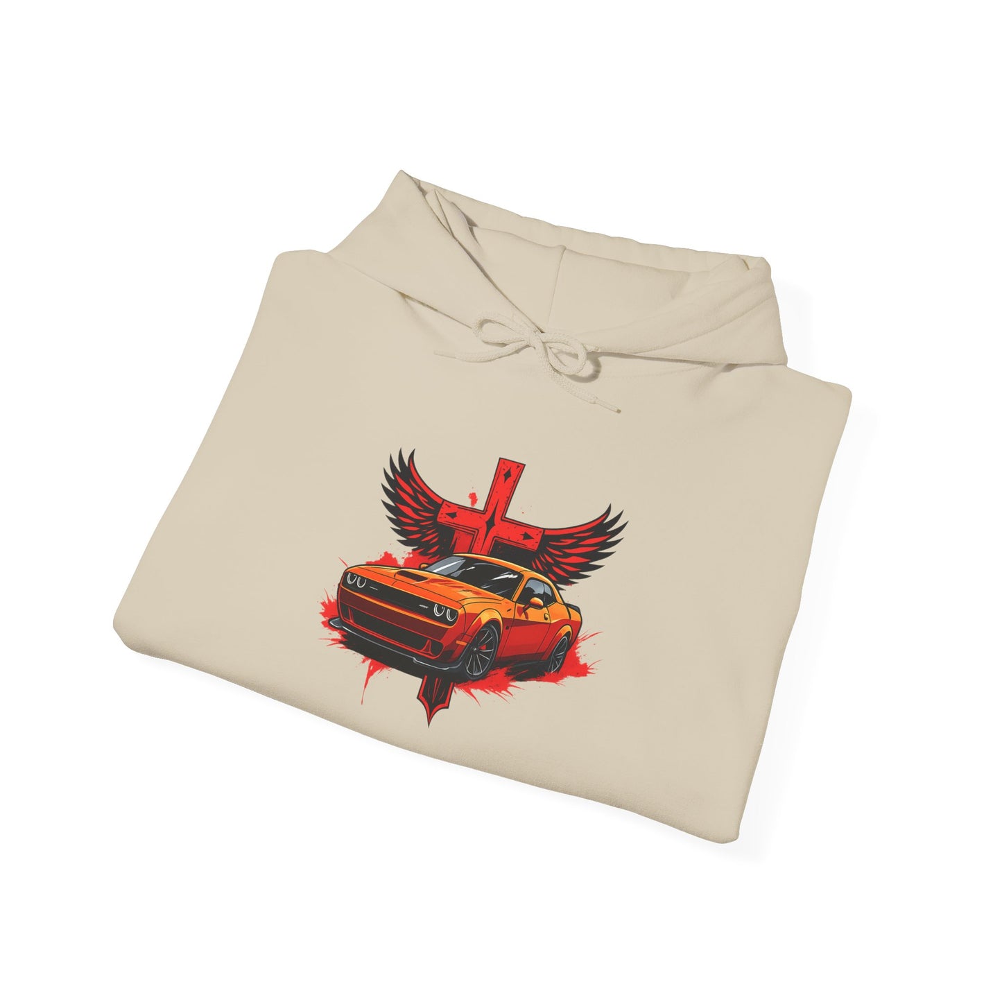 Dodge Demon Unisex Hoodie | Mark 16:17 | In My Name They Will Drive Out Demons