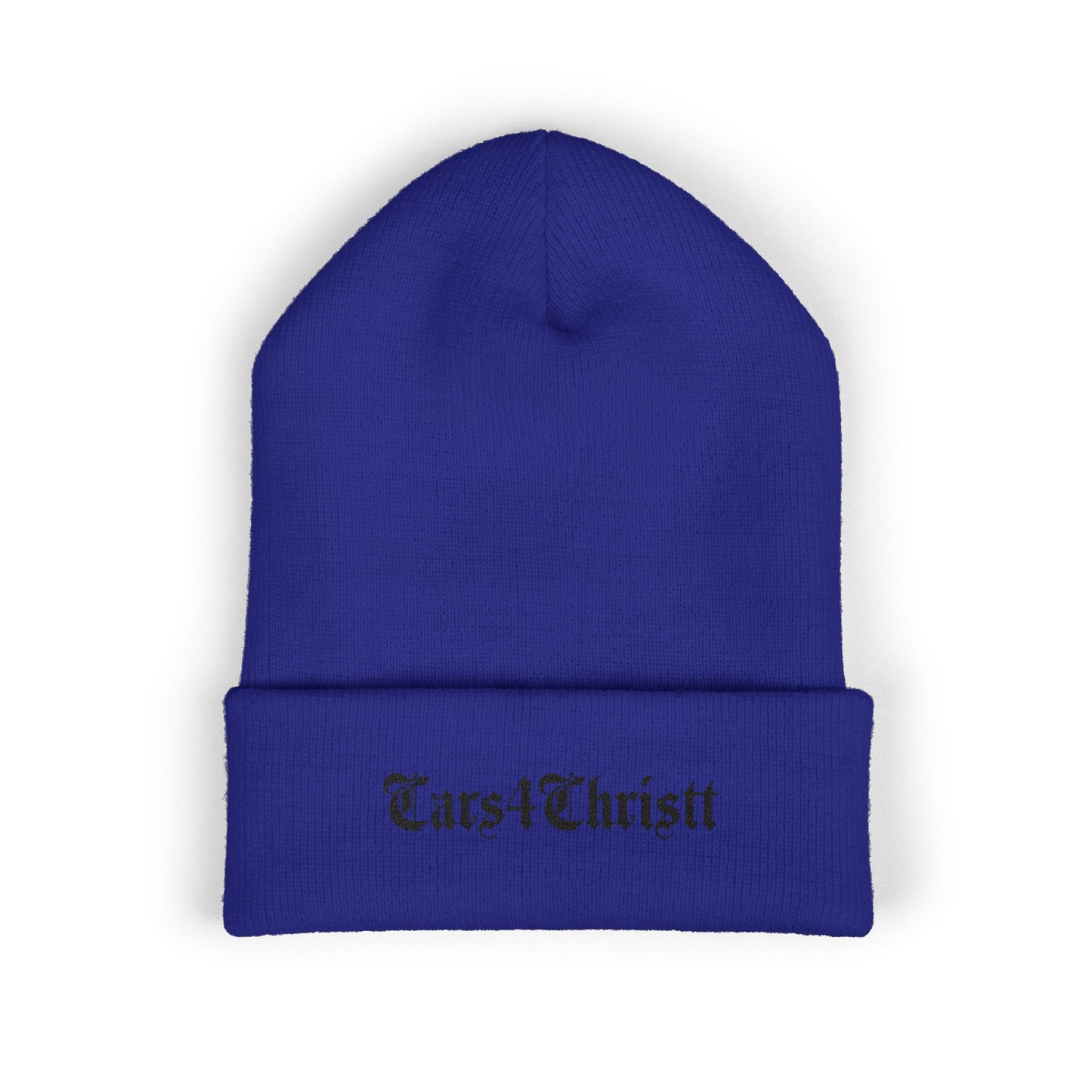 Cars4Christt Embroidered Cuffed Beanie