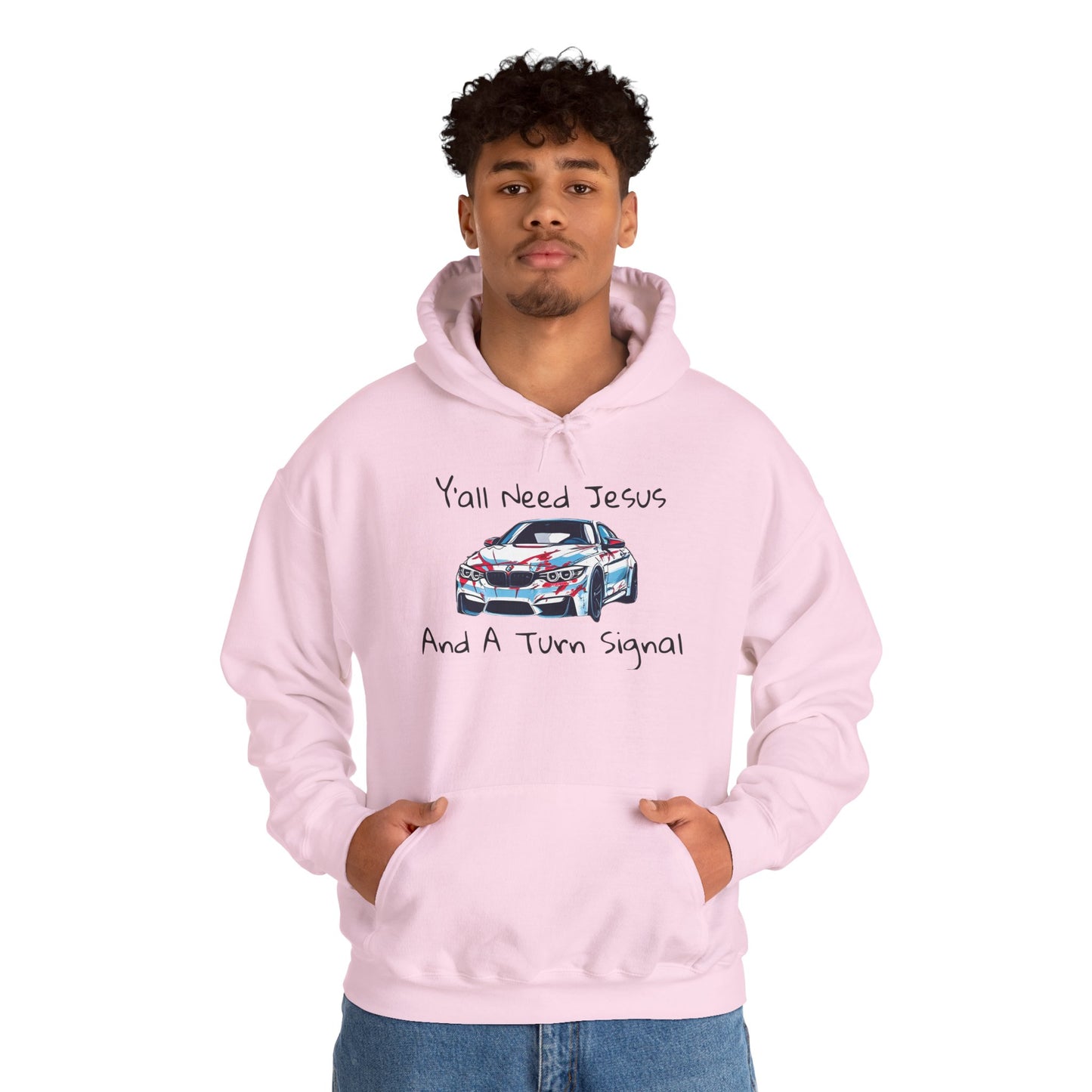 Jesus & Turn Signal Hoodie | Yall Need Jesus and A Turn Signal