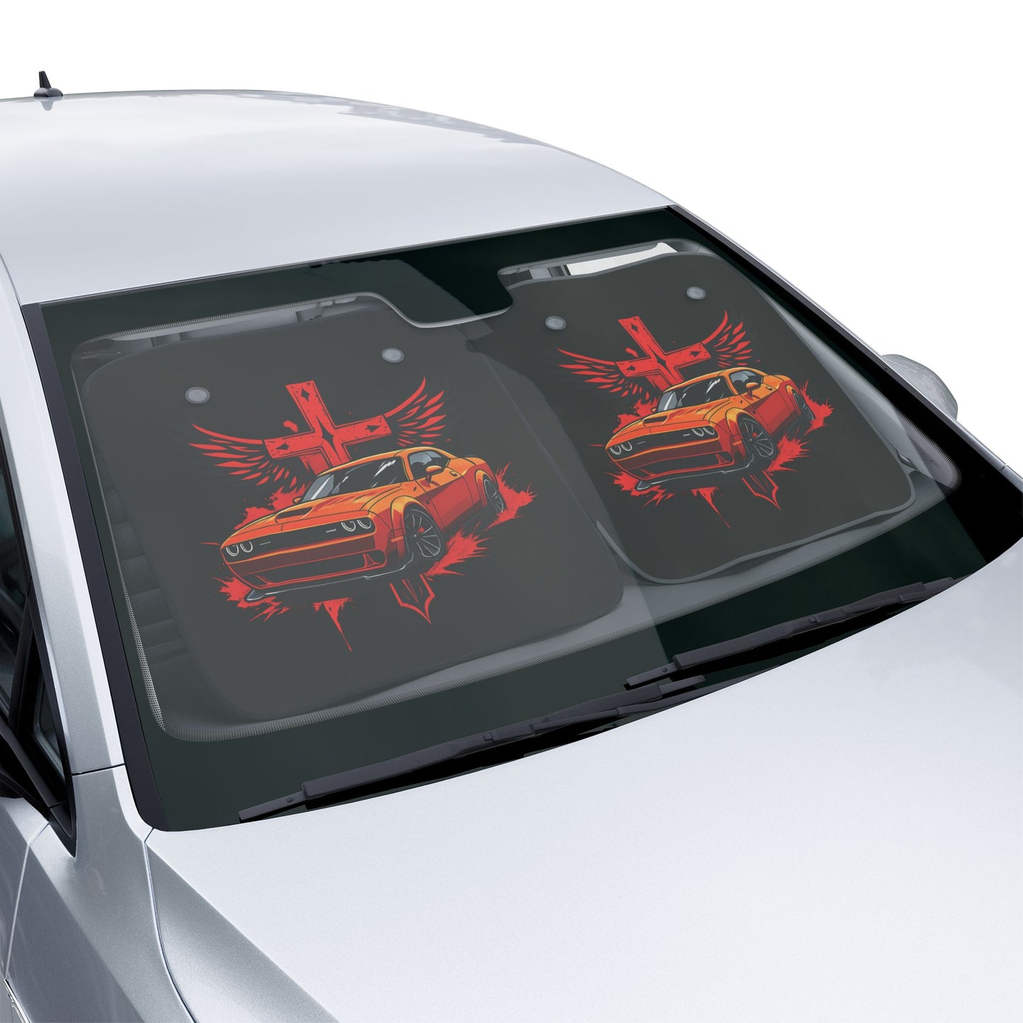 Challenger Cross Car Shades