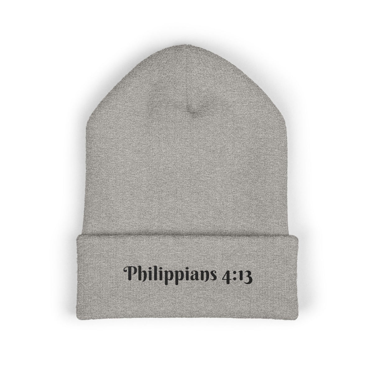 Embroidered Cozy Unisex Beanie | Philippians 4:13