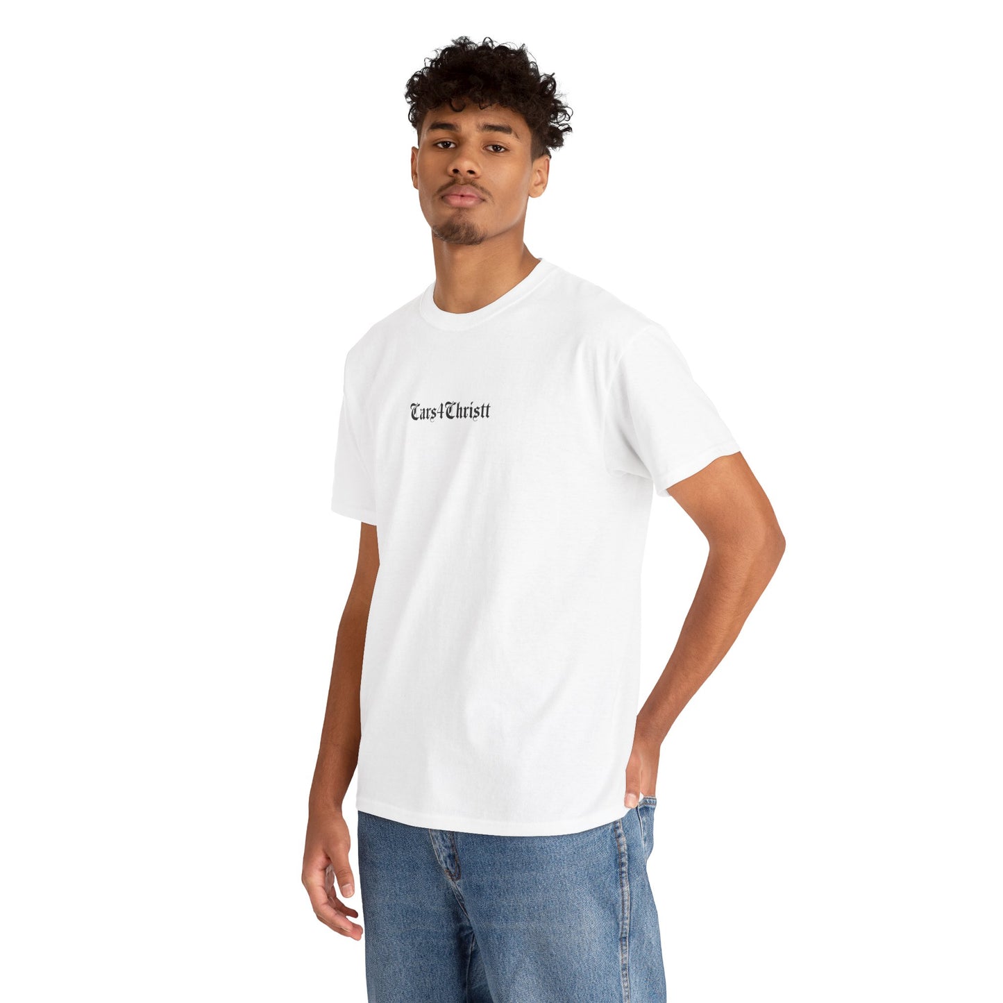 Racing Faith T‑Shirt — 'I Have Fought the Good Fight' Scripture Tee