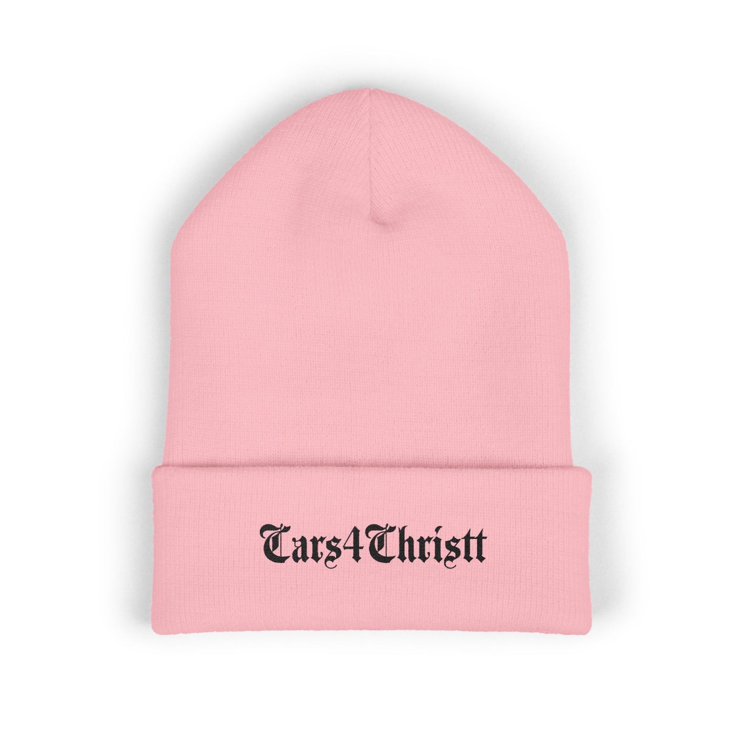 Cars4Christt Embroidered Cuffed Beanie