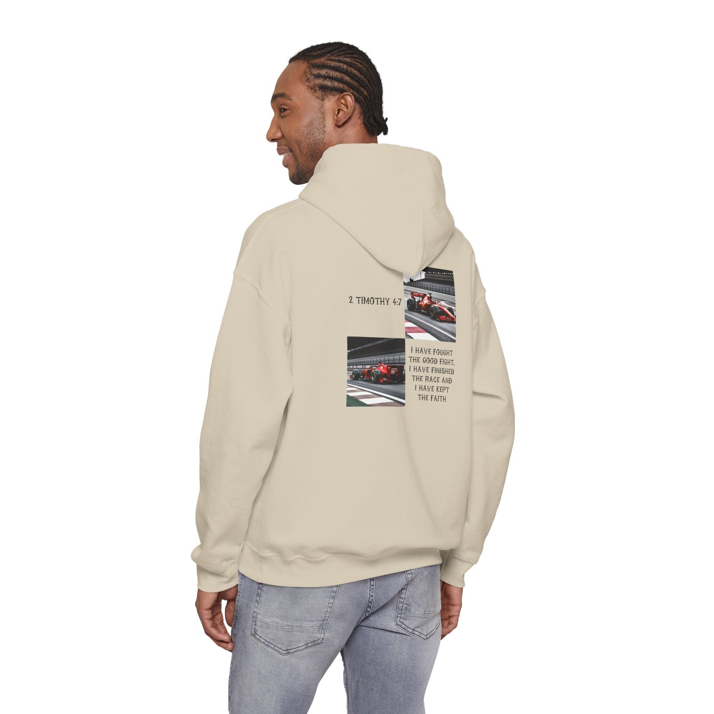Racing Car Hoodie |  2 Timothy 4:7