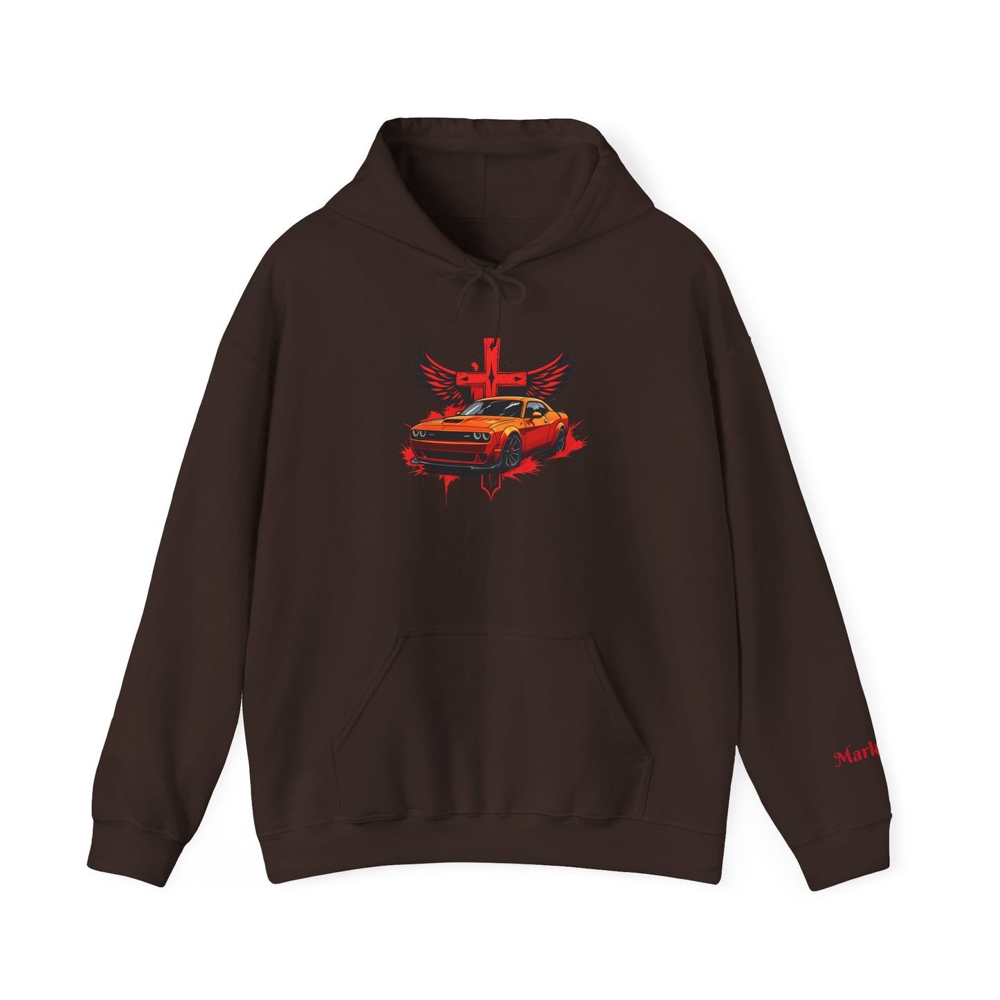 Dodge Demon Unisex Hoodie | Mark 16:17 | In My Name They Will Drive Out Demons