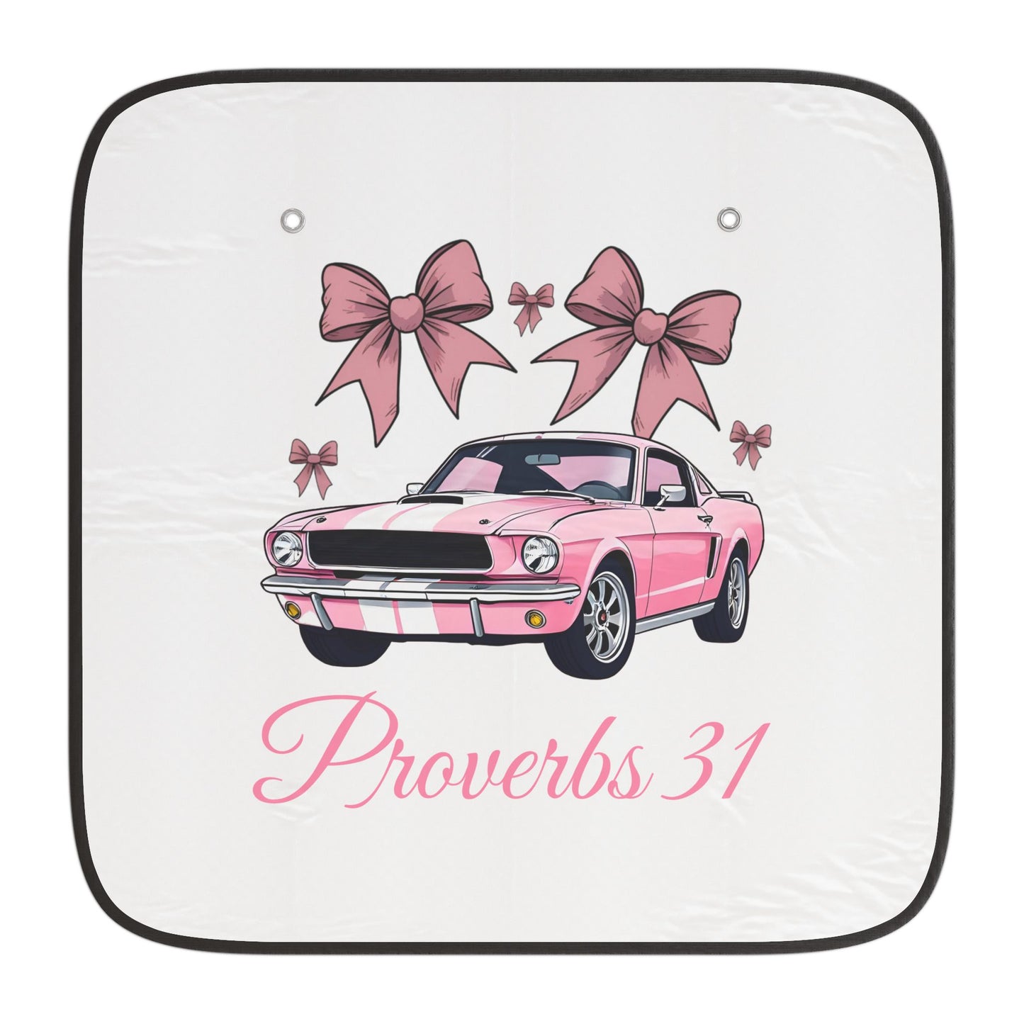 Proverbs 31 Women's Pink Classic Car Sun Shade