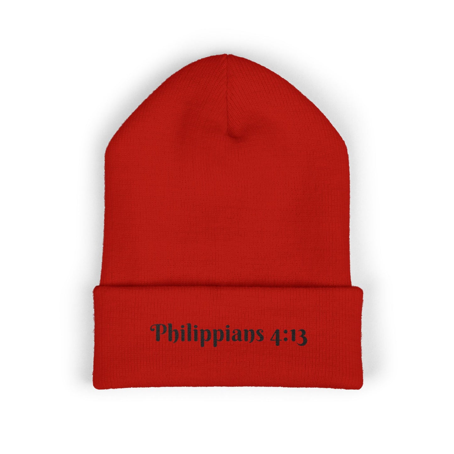Embroidered Cozy Unisex Beanie | Philippians 4:13