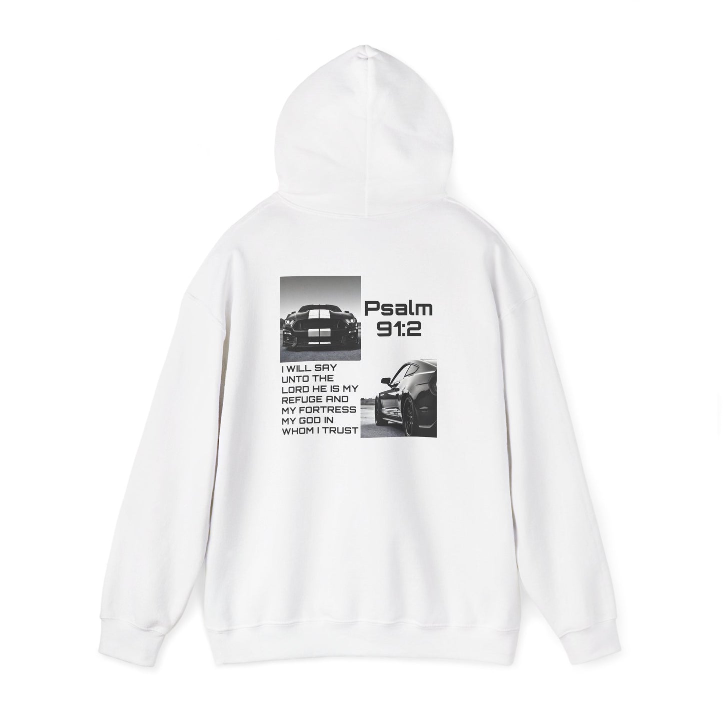 Psalm 9:12 Mustang Hoodie | Cars4Christt