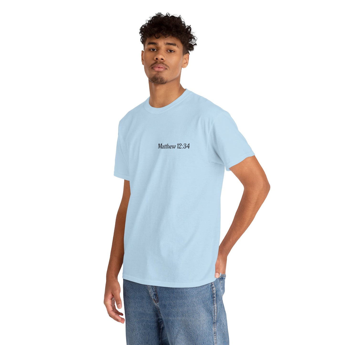 Brood of Vipers Unisex Heavy Cotton Tee | Matthew 12:34