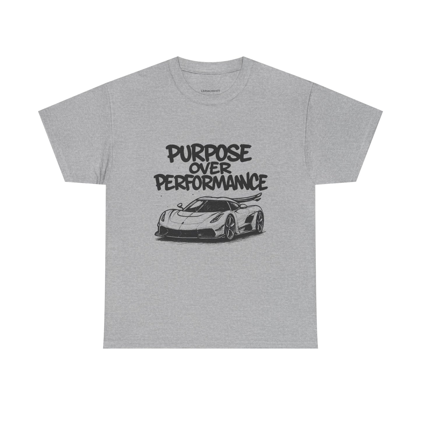 Jesko | Purpose Over Performance T-Shirt |  Unisex Cotton T-Shirt