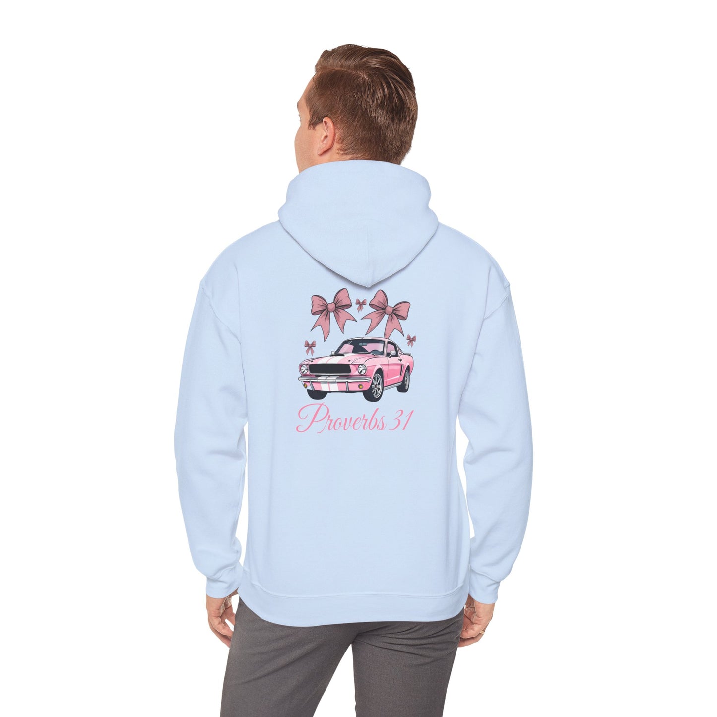 Old Mustang Pink Women's Hoodie | Proverbs 31 Woman